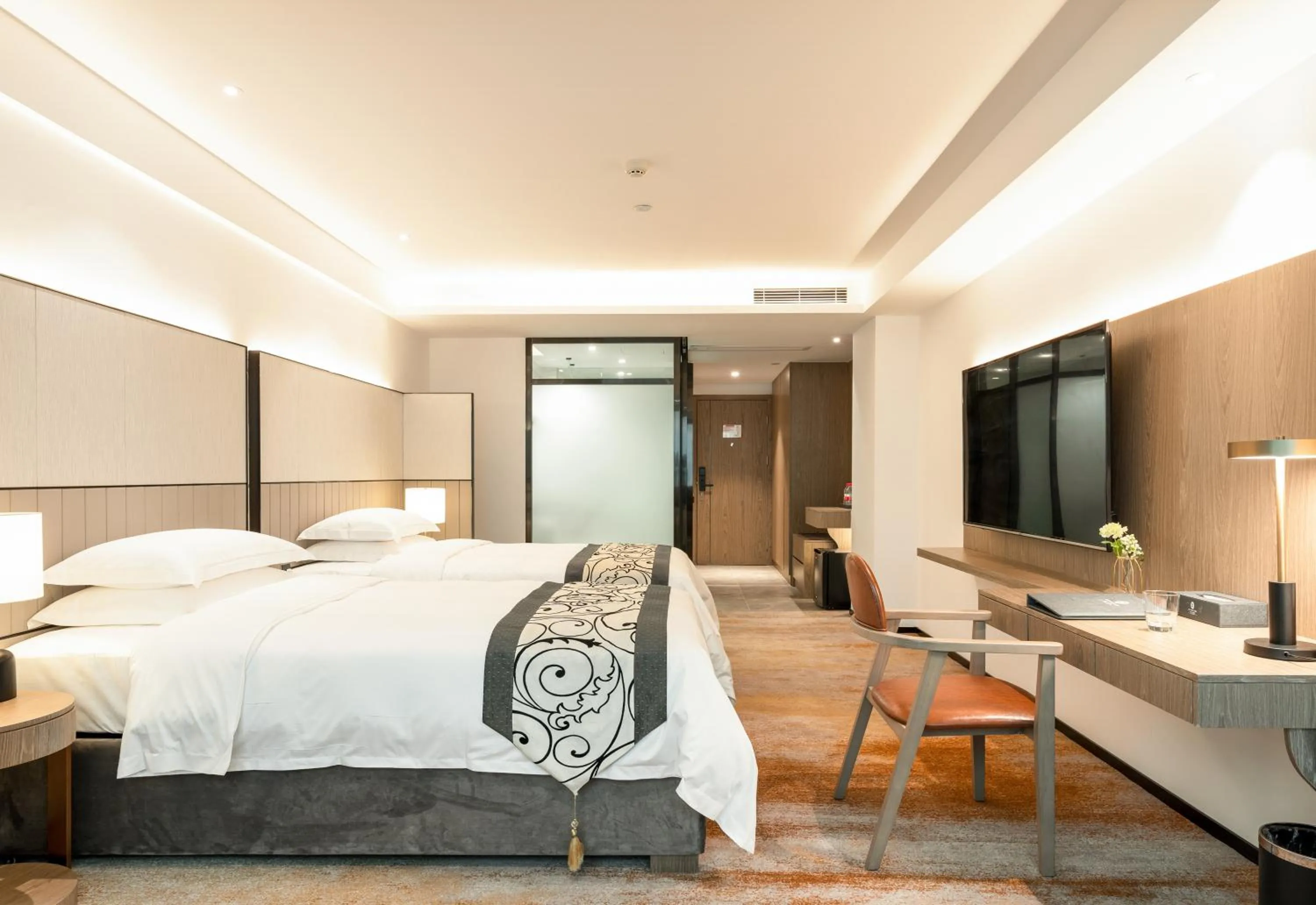 Bedroom, Bed in Zhong Tai Lai Hotel Shenzhen