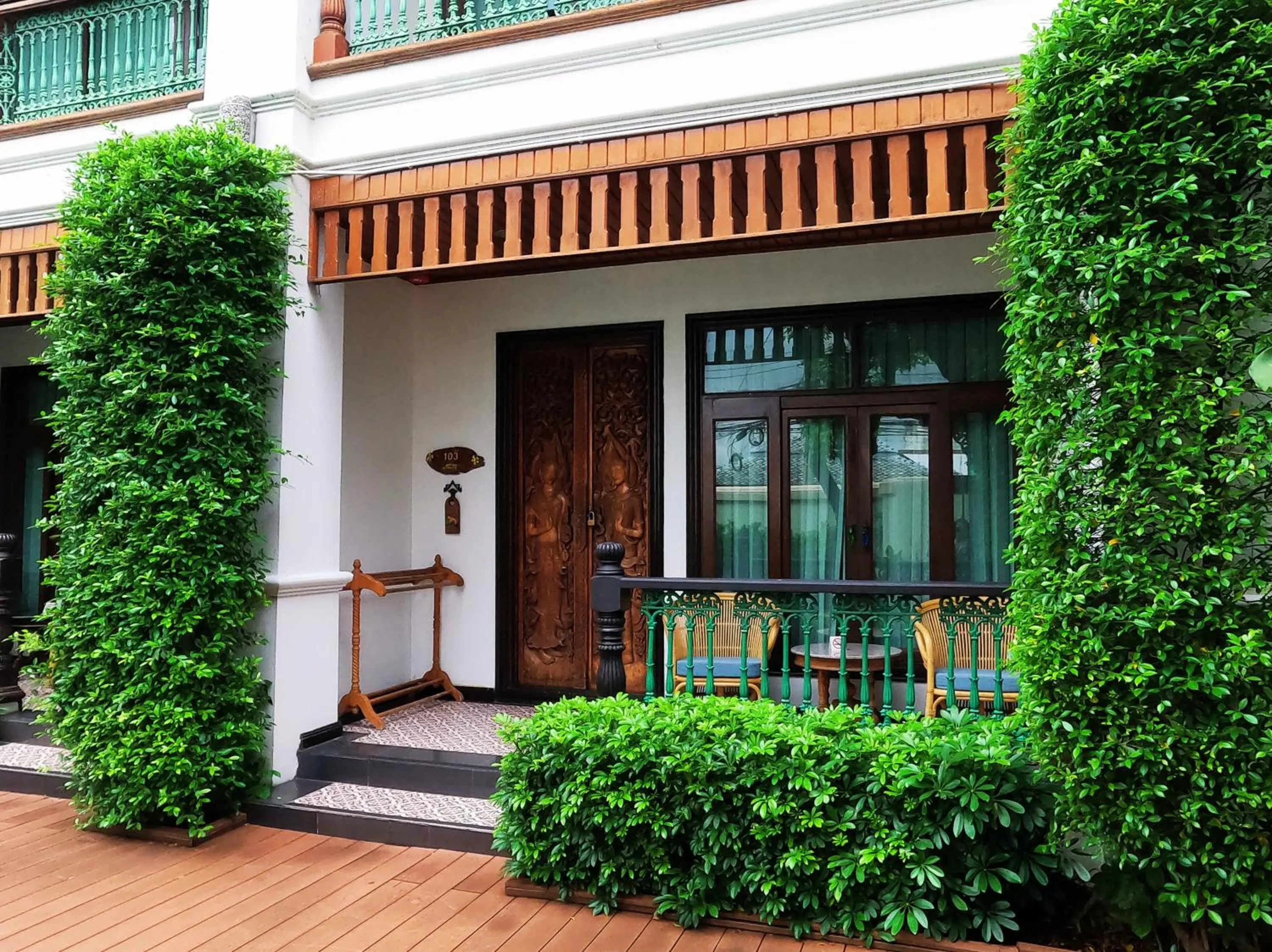 Garden view in Sunday Villa Sirilanna Hotel