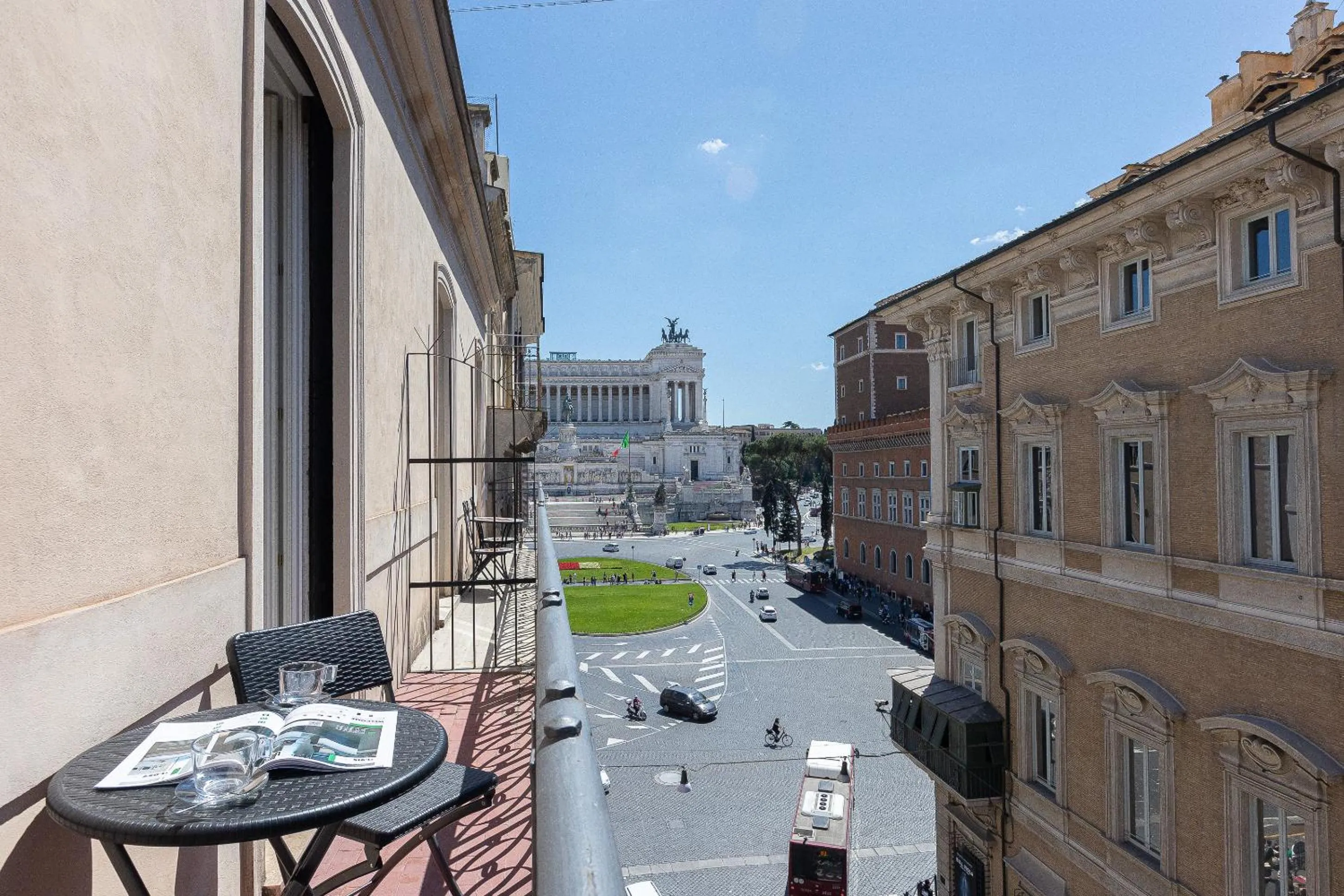 Balcony/Terrace in Amazing Piazza Venezia Suites