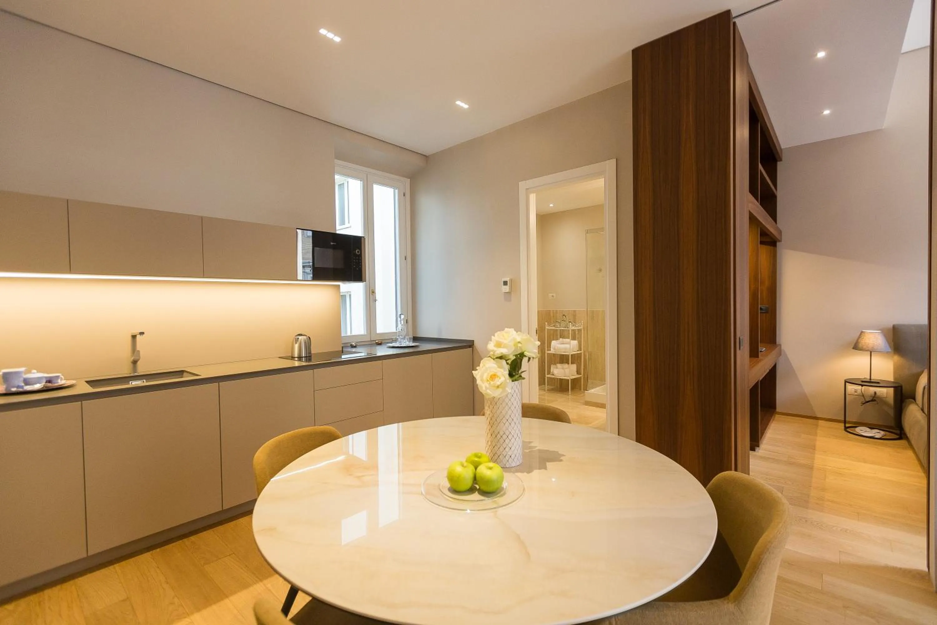 Kitchen or kitchenette in Amazing Piazza Venezia Suites