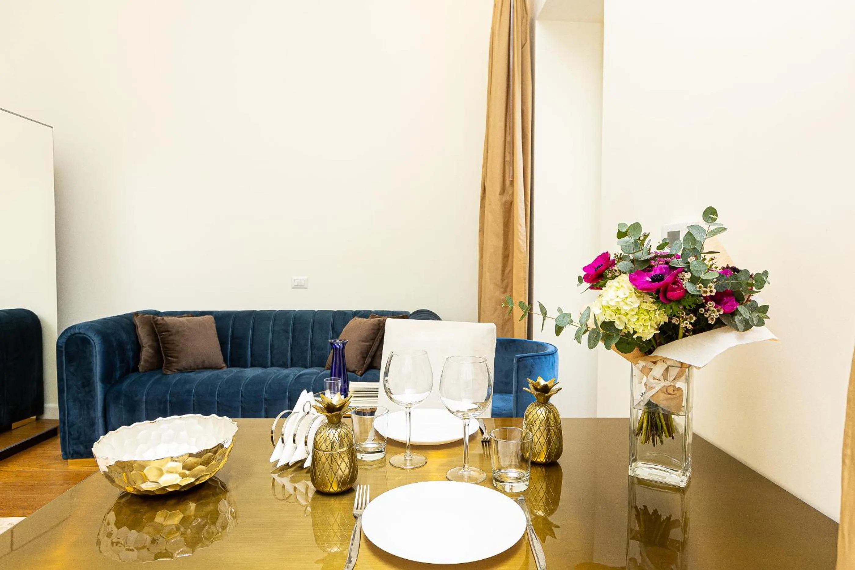 Living room in Amazing Piazza Venezia Suites