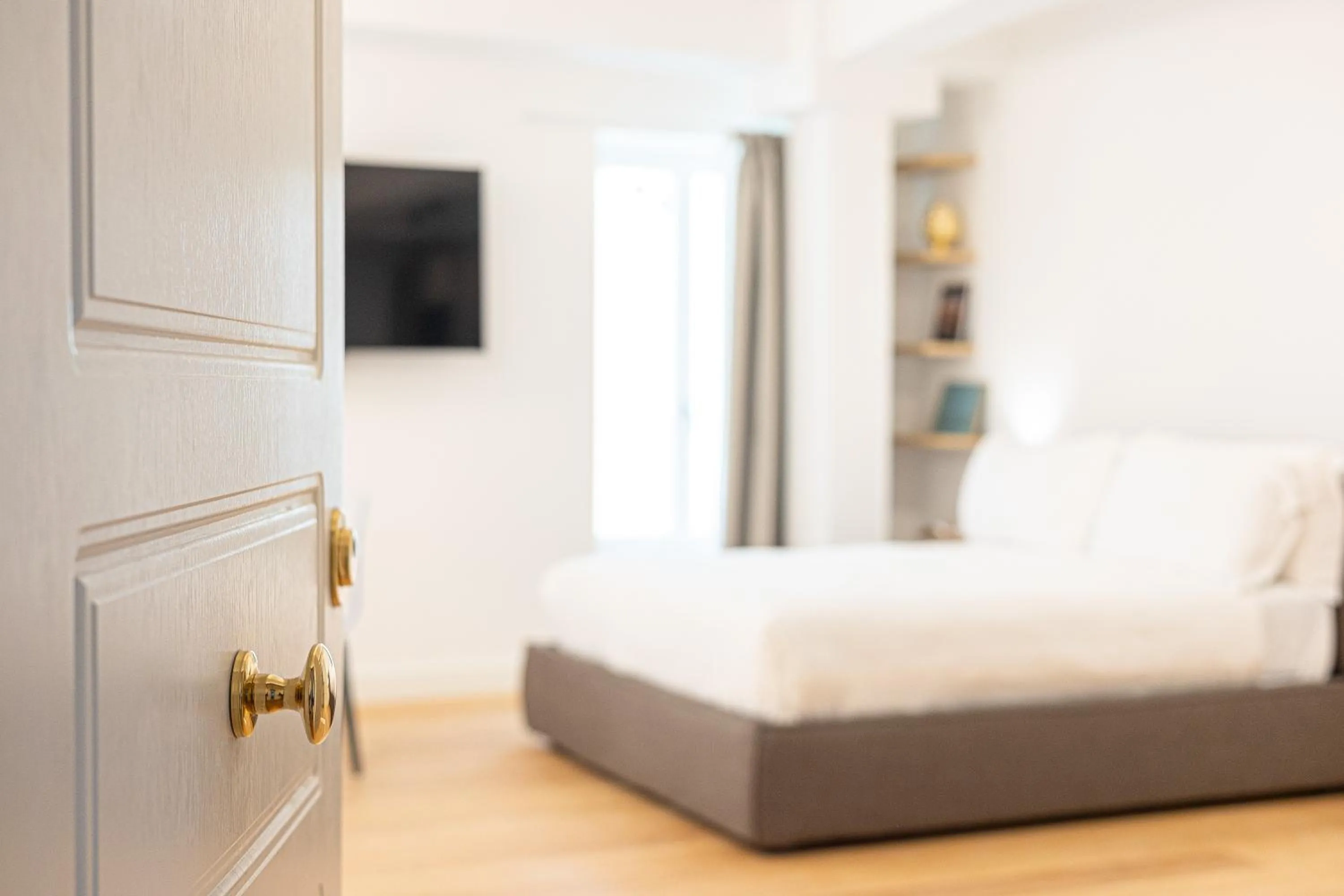 Bed in Amazing Piazza Venezia Suites