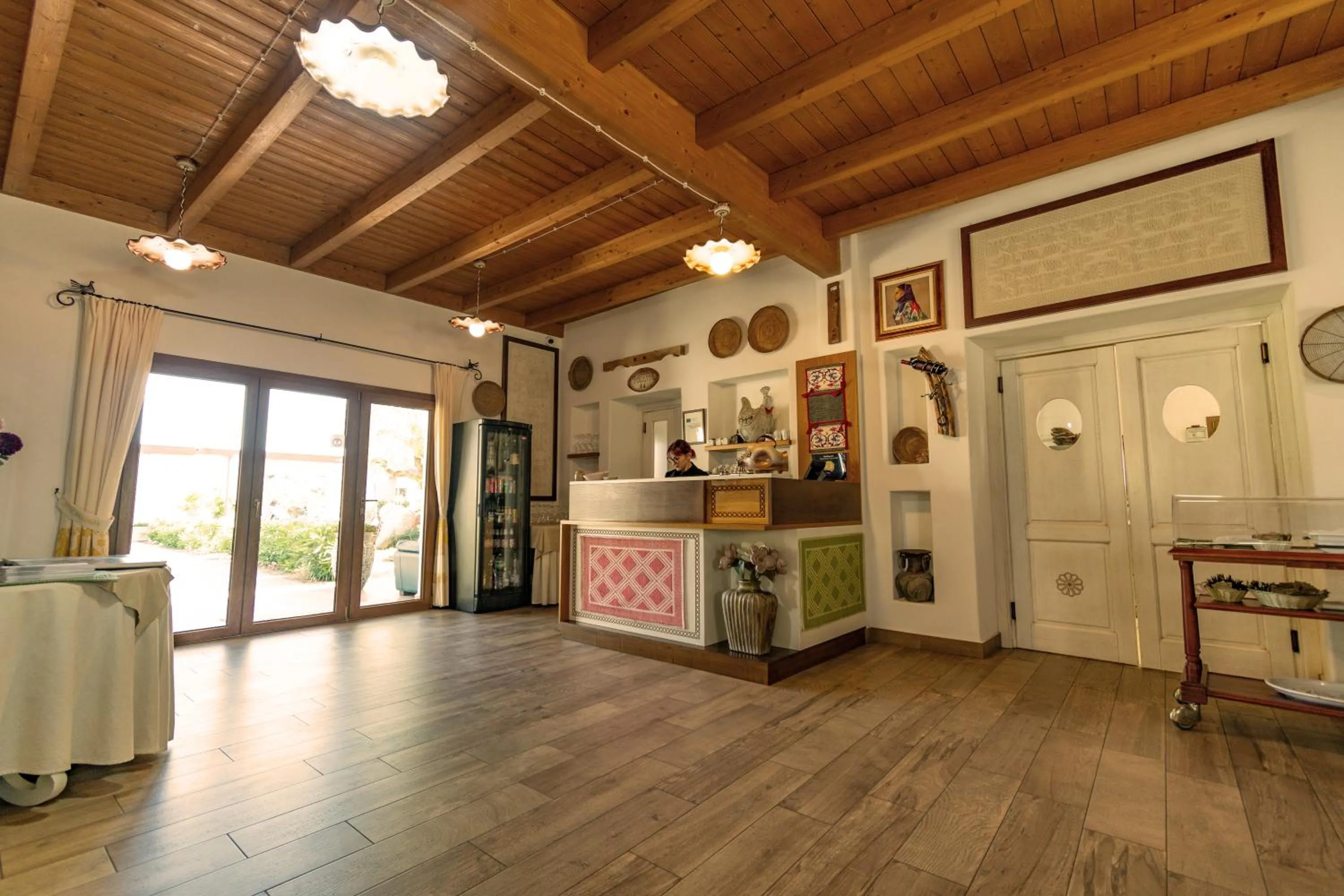 Lobby or reception in Hotel Barbagia