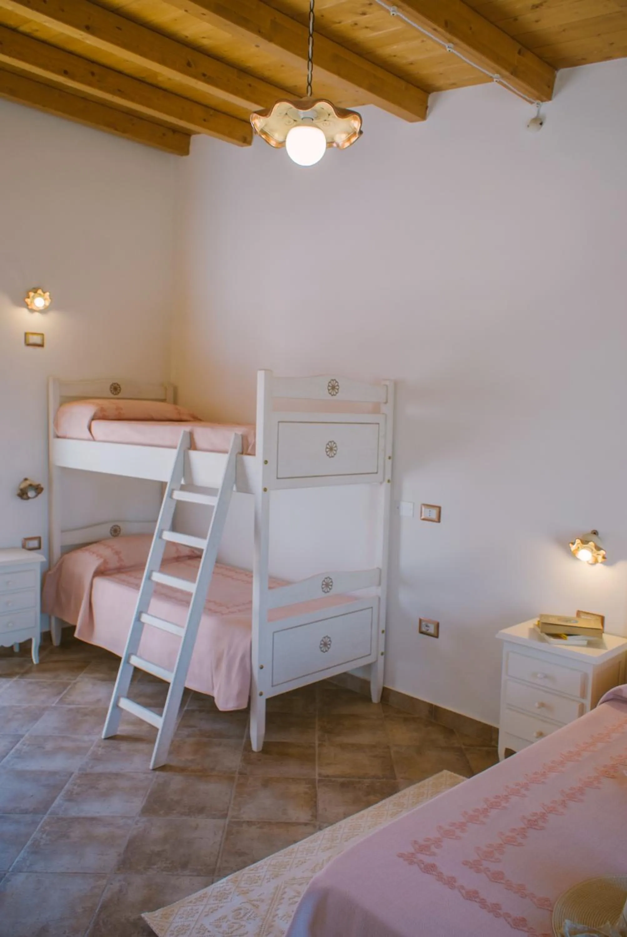 Bed in Hotel Barbagia