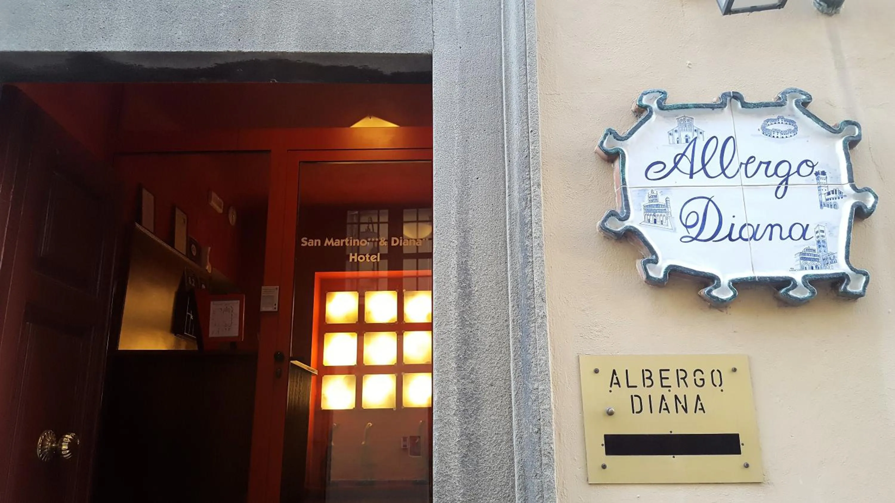 Facade/entrance in Hotel Diana & Depandance