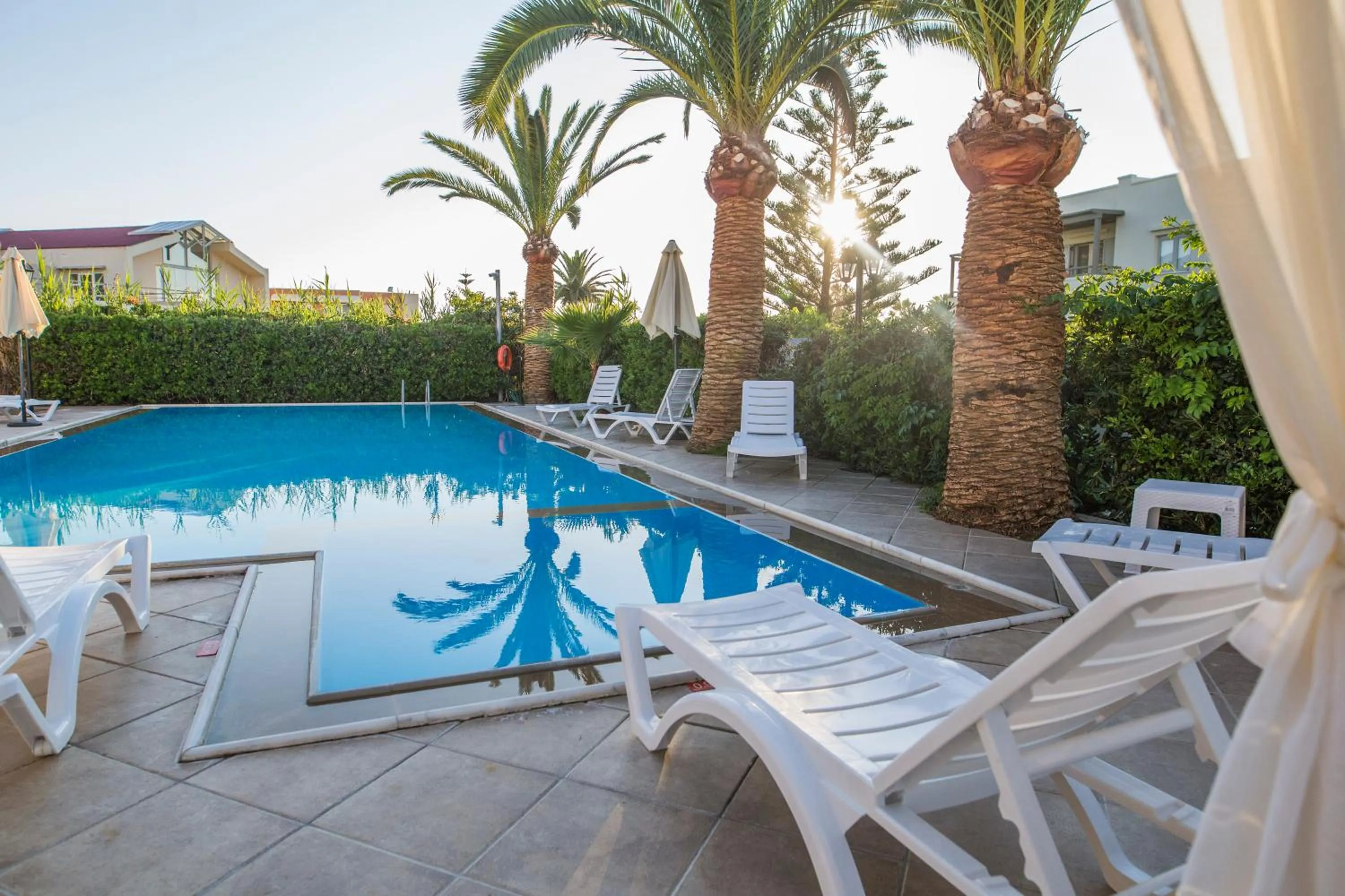 Patio in Creta Aquamarine Hotel
