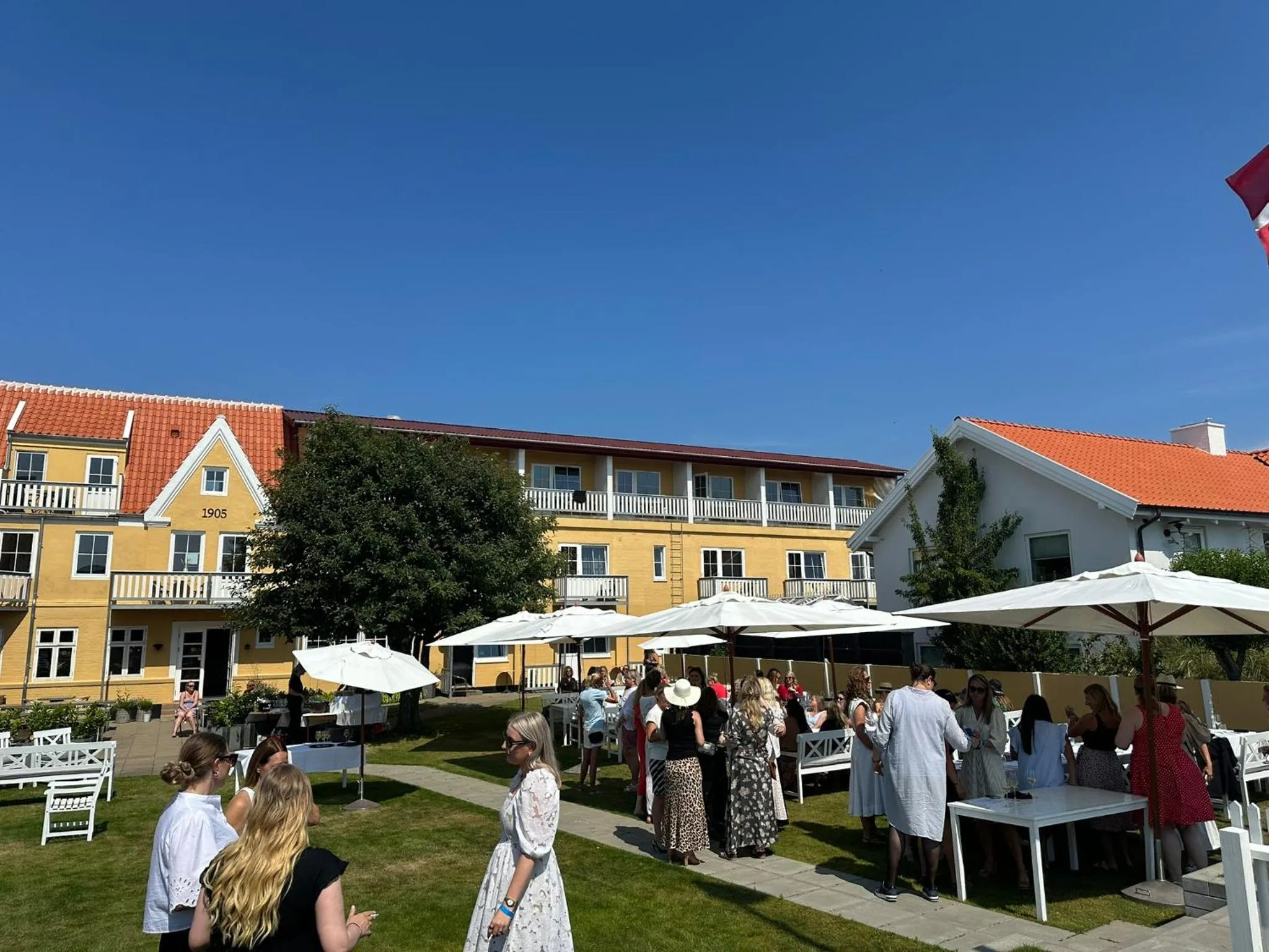 Garden in Hotel Strandly Skagen