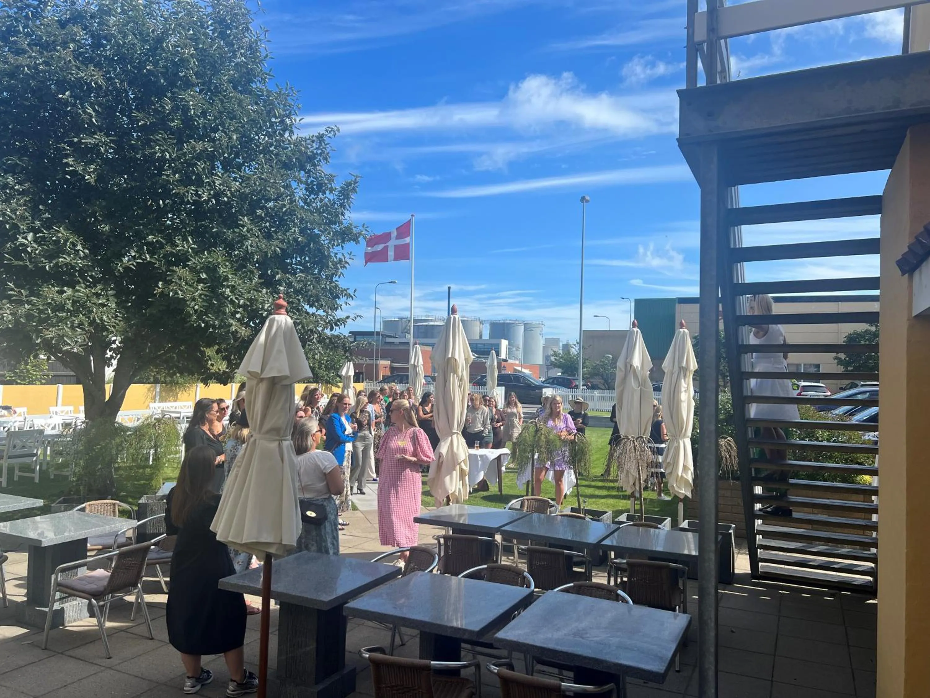 Garden in Hotel Strandly Skagen