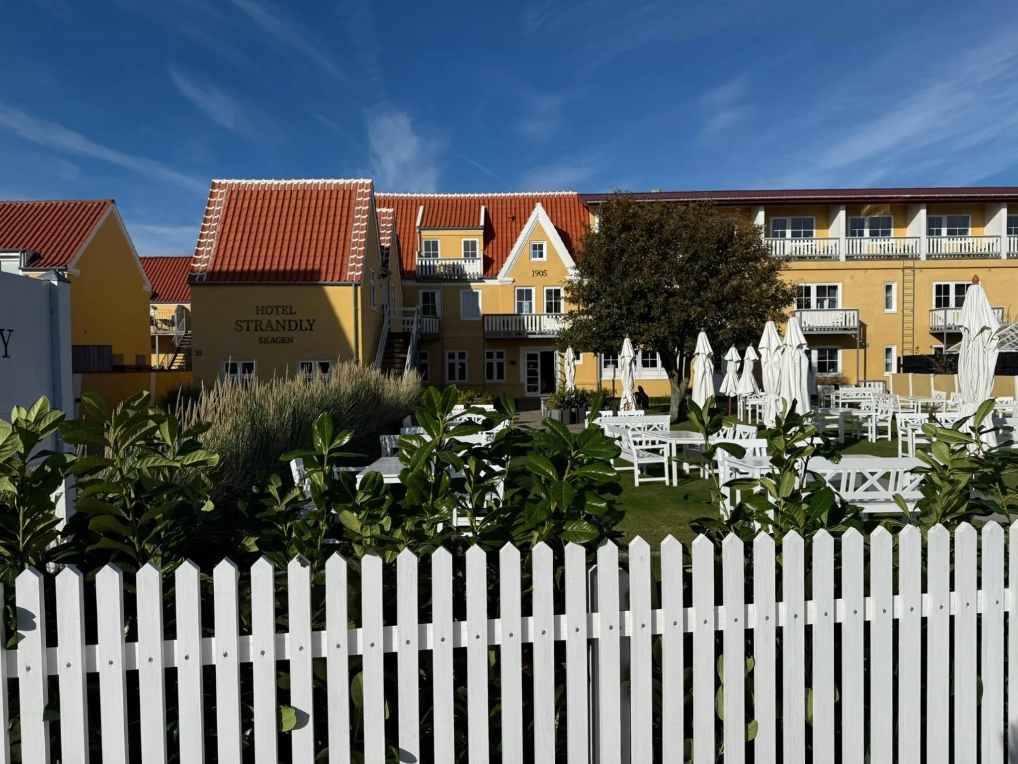 Garden in Hotel Strandly Skagen