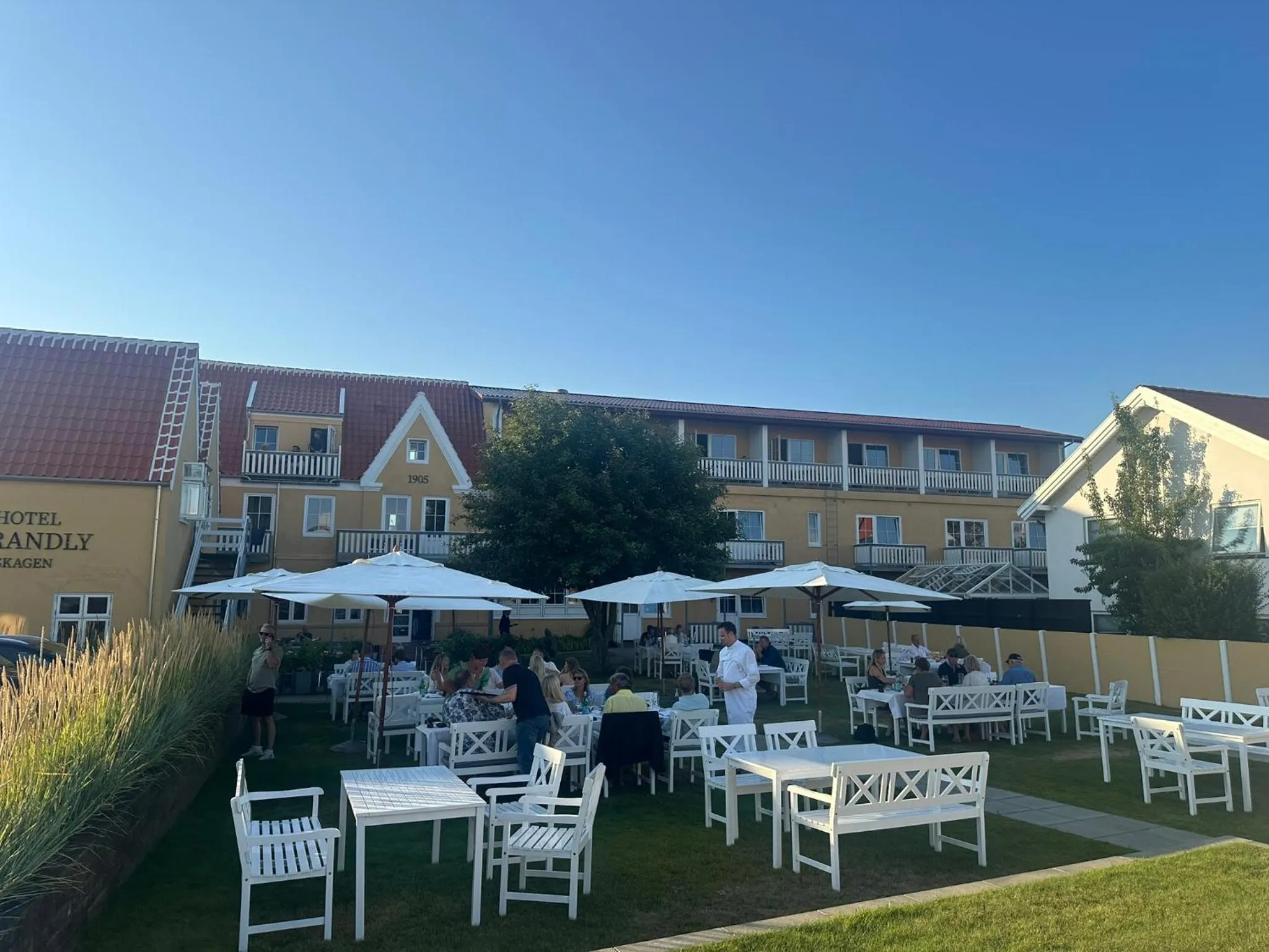 Garden in Hotel Strandly Skagen