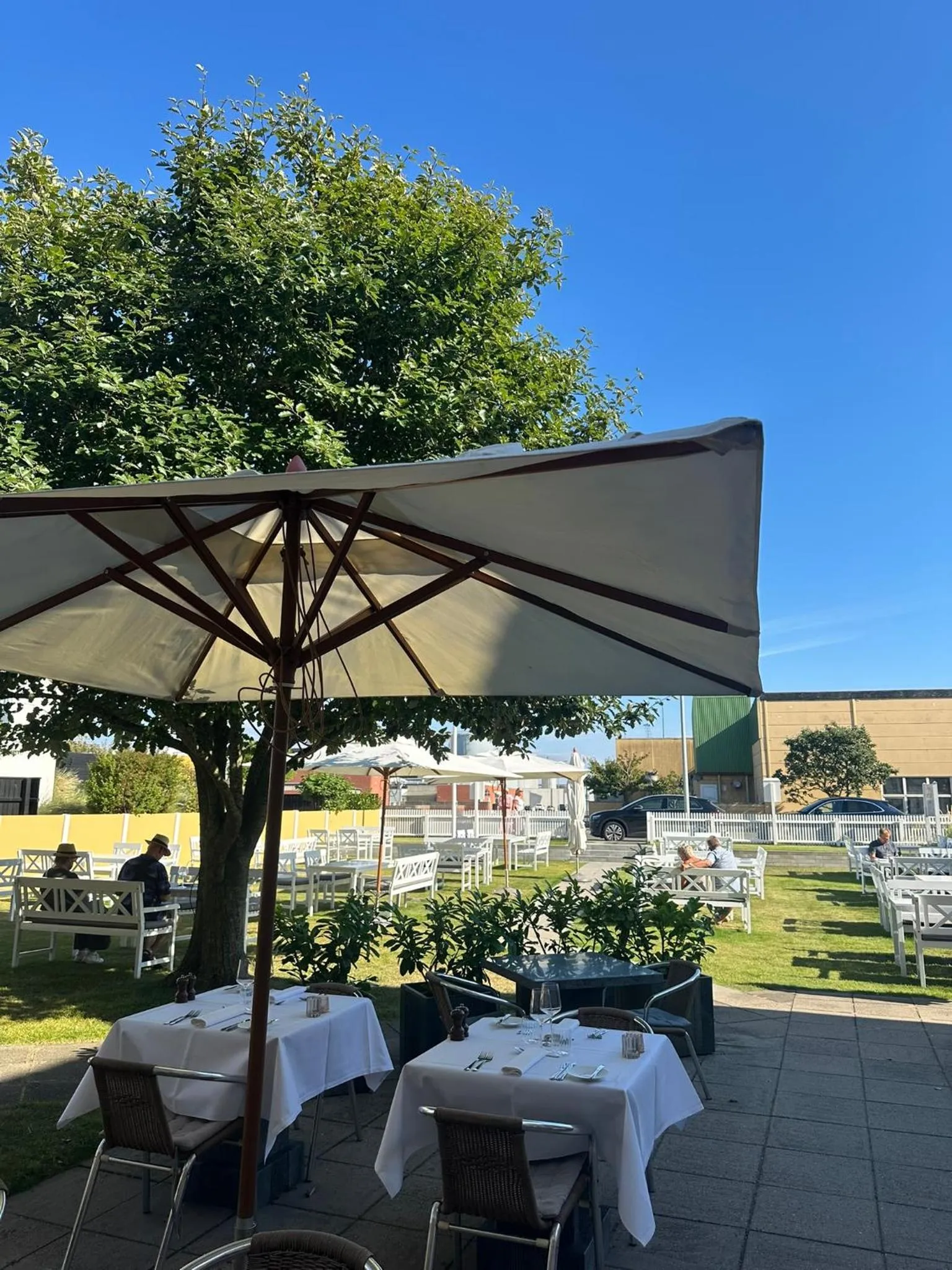 Garden in Hotel Strandly Skagen