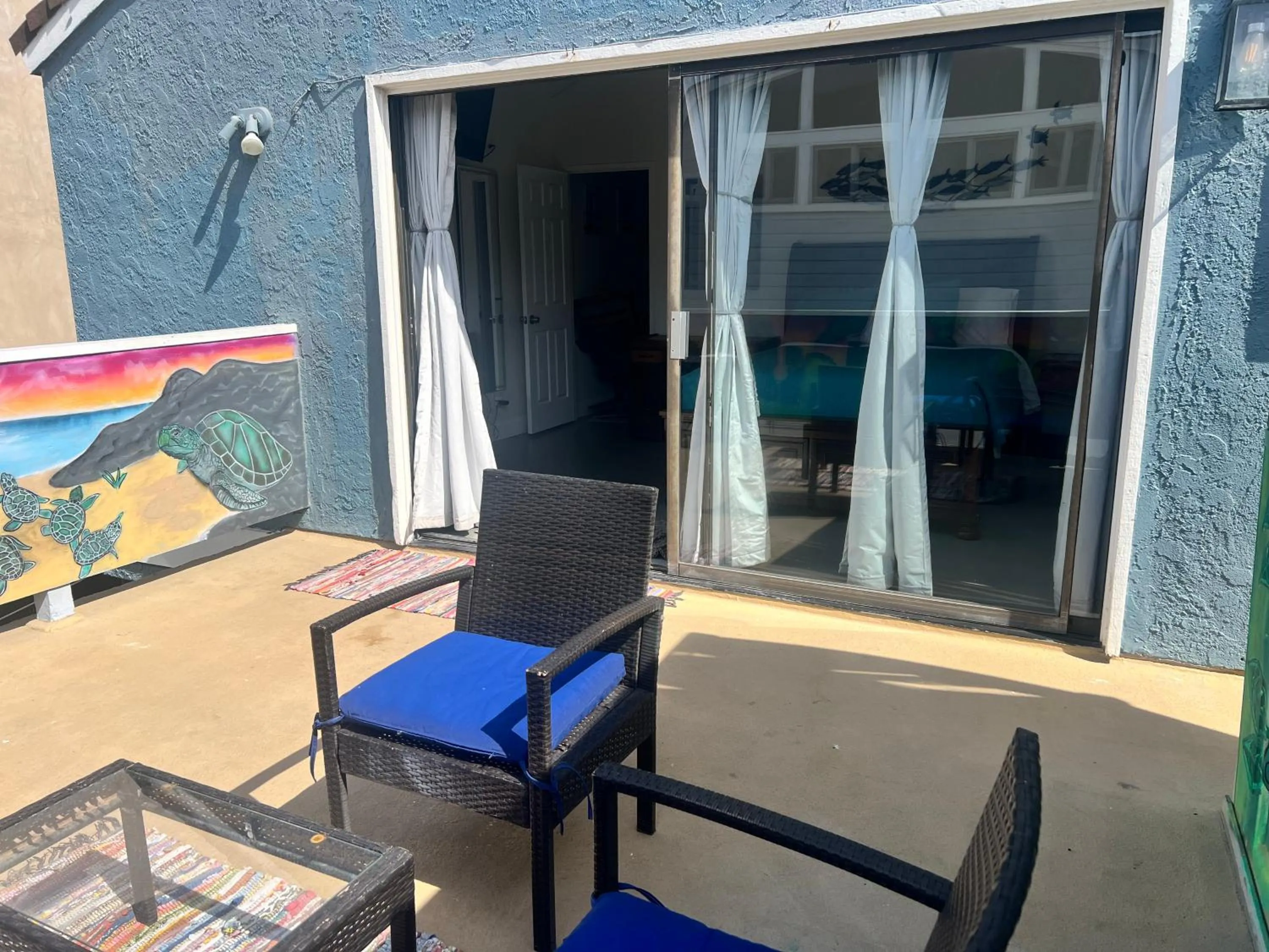 Balcony/Terrace in Sweet Beach Duplex