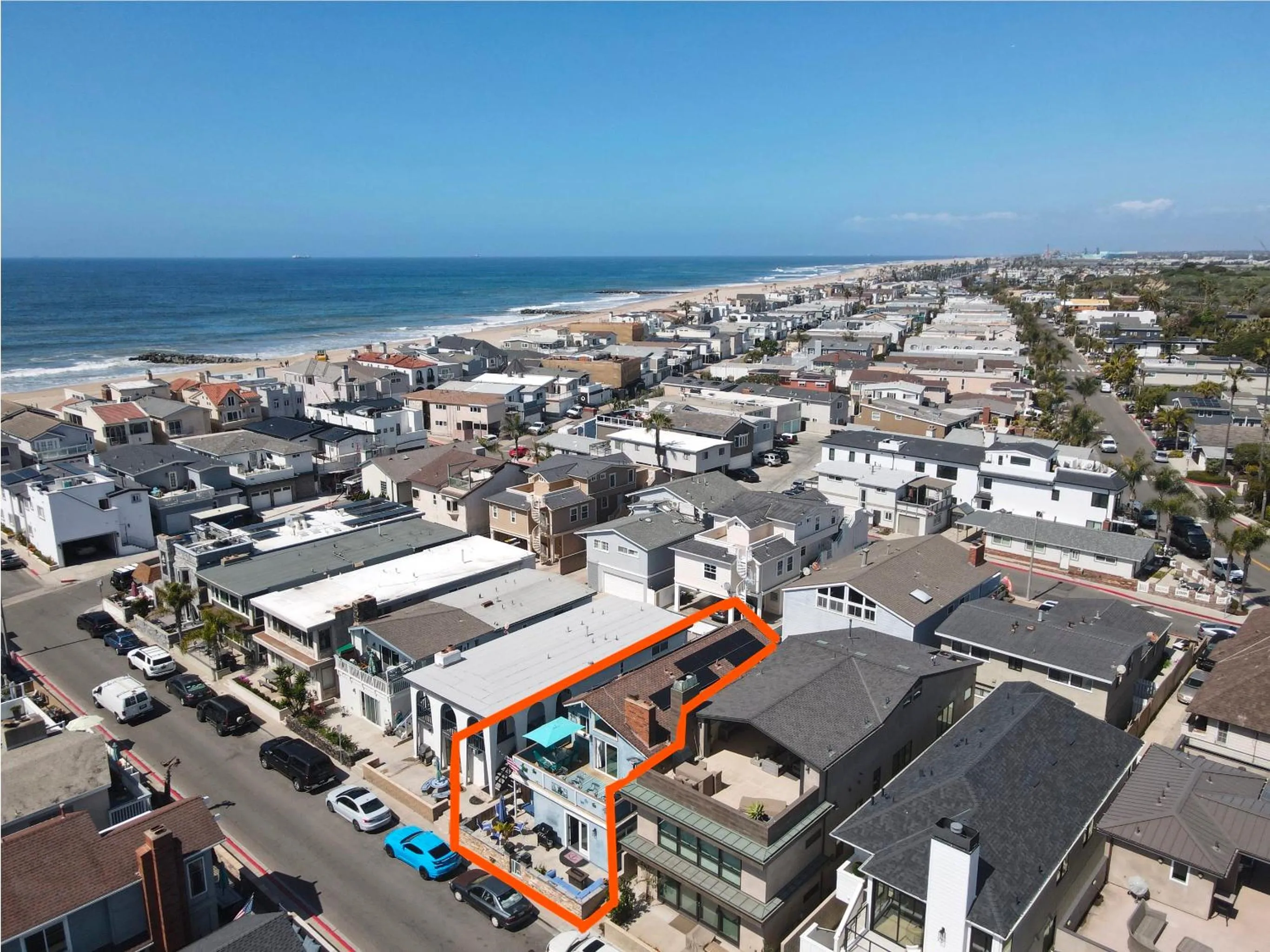 Bird's eye view in Sweet Beach Duplex