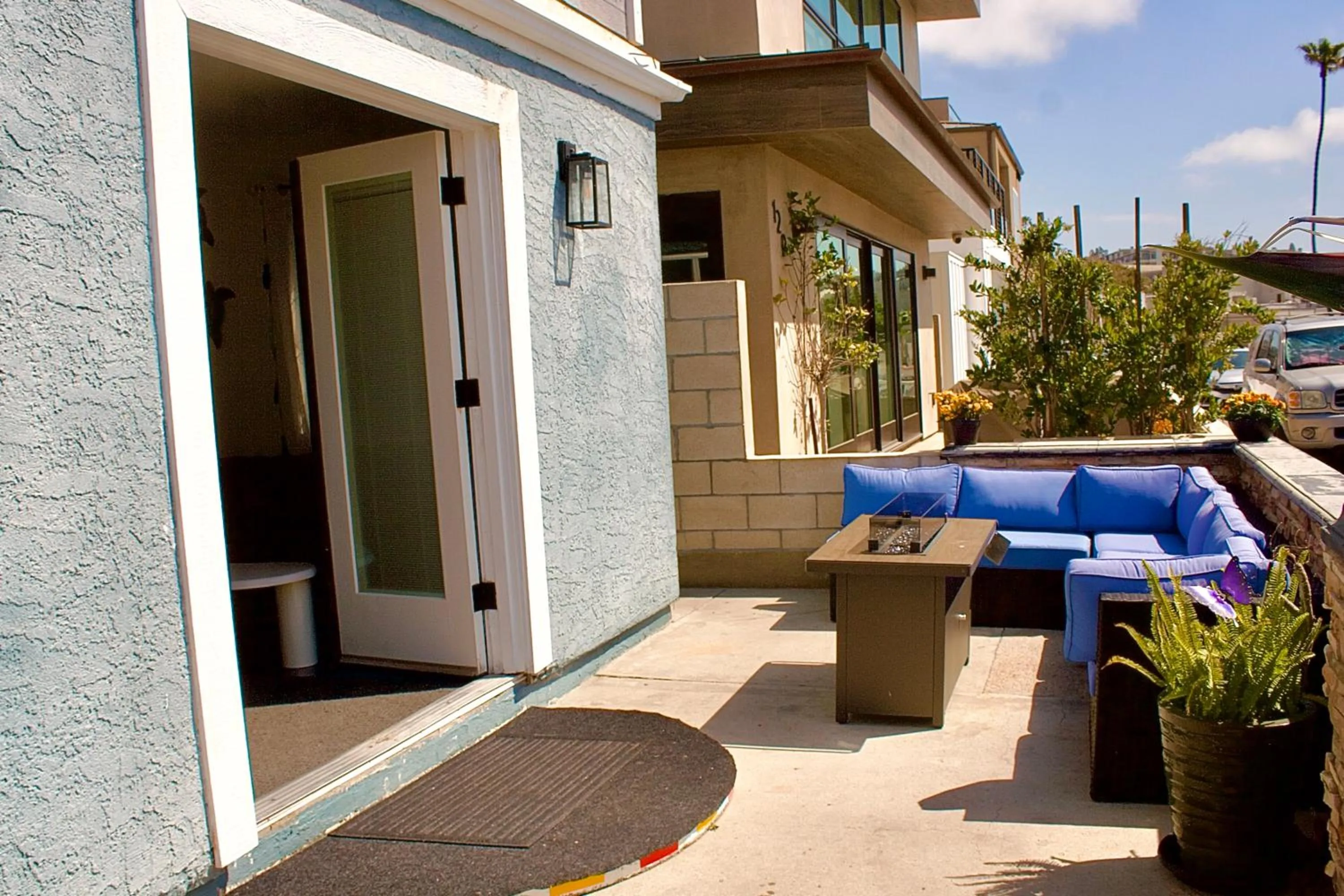 Balcony/Terrace in Sweet Beach Duplex
