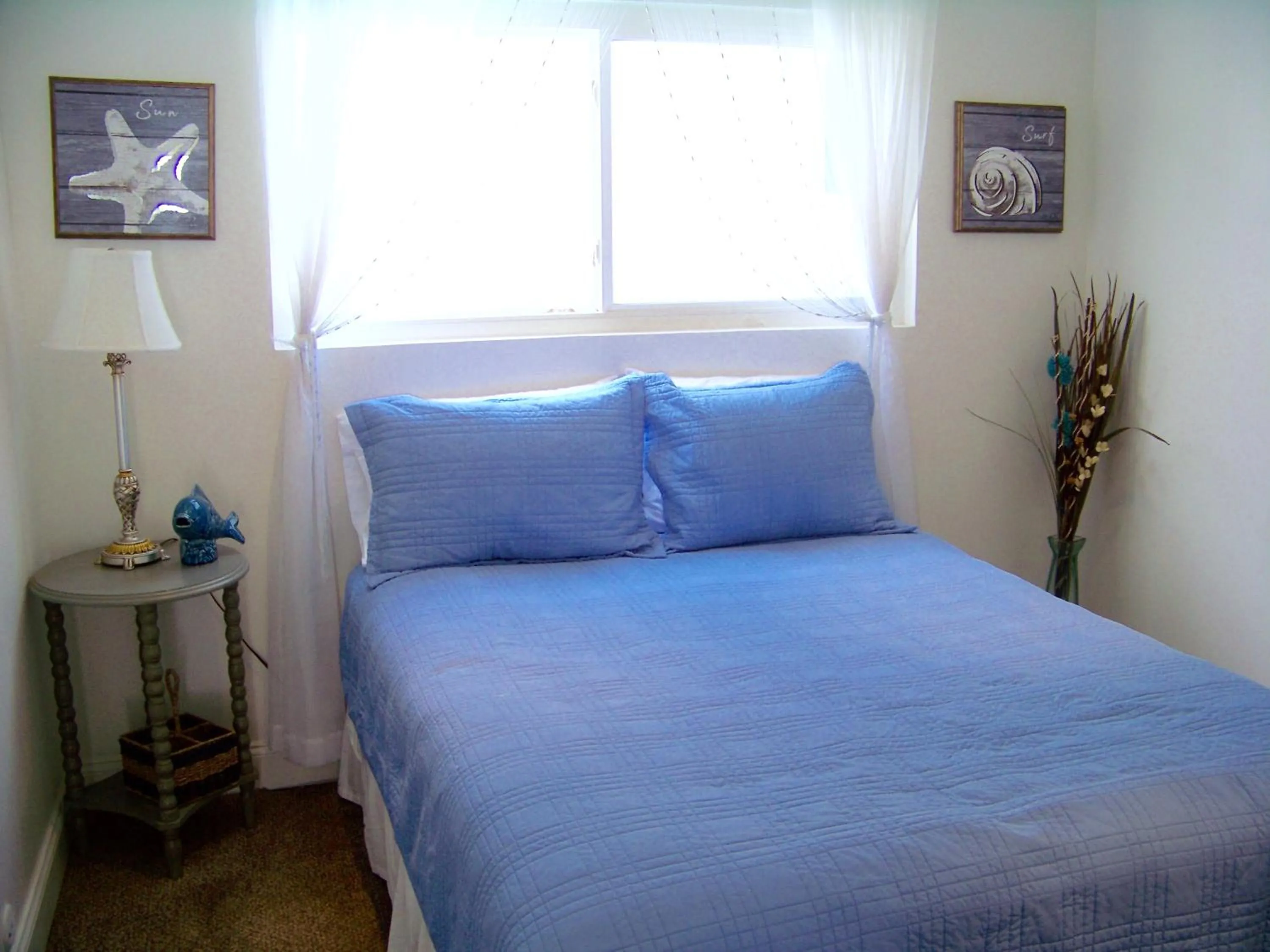 Bed in Sweet Beach Duplex