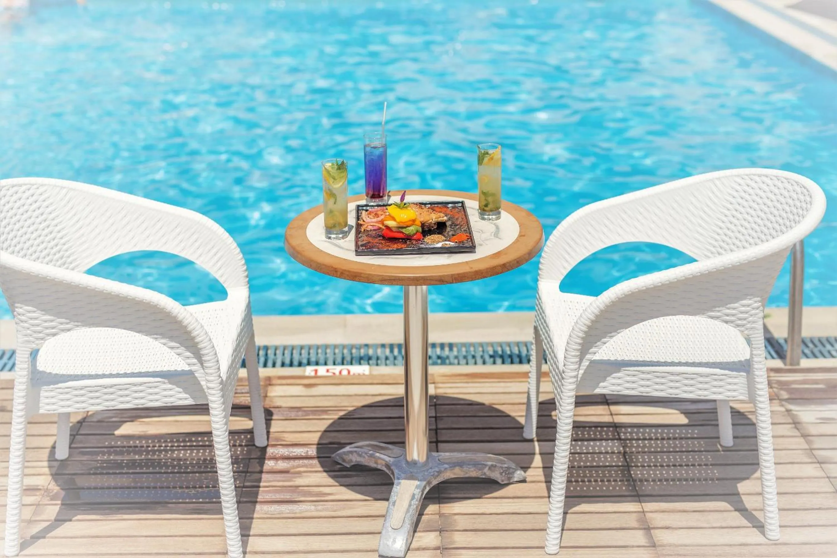 Swimming pool in Corfu Aqua Nisaki