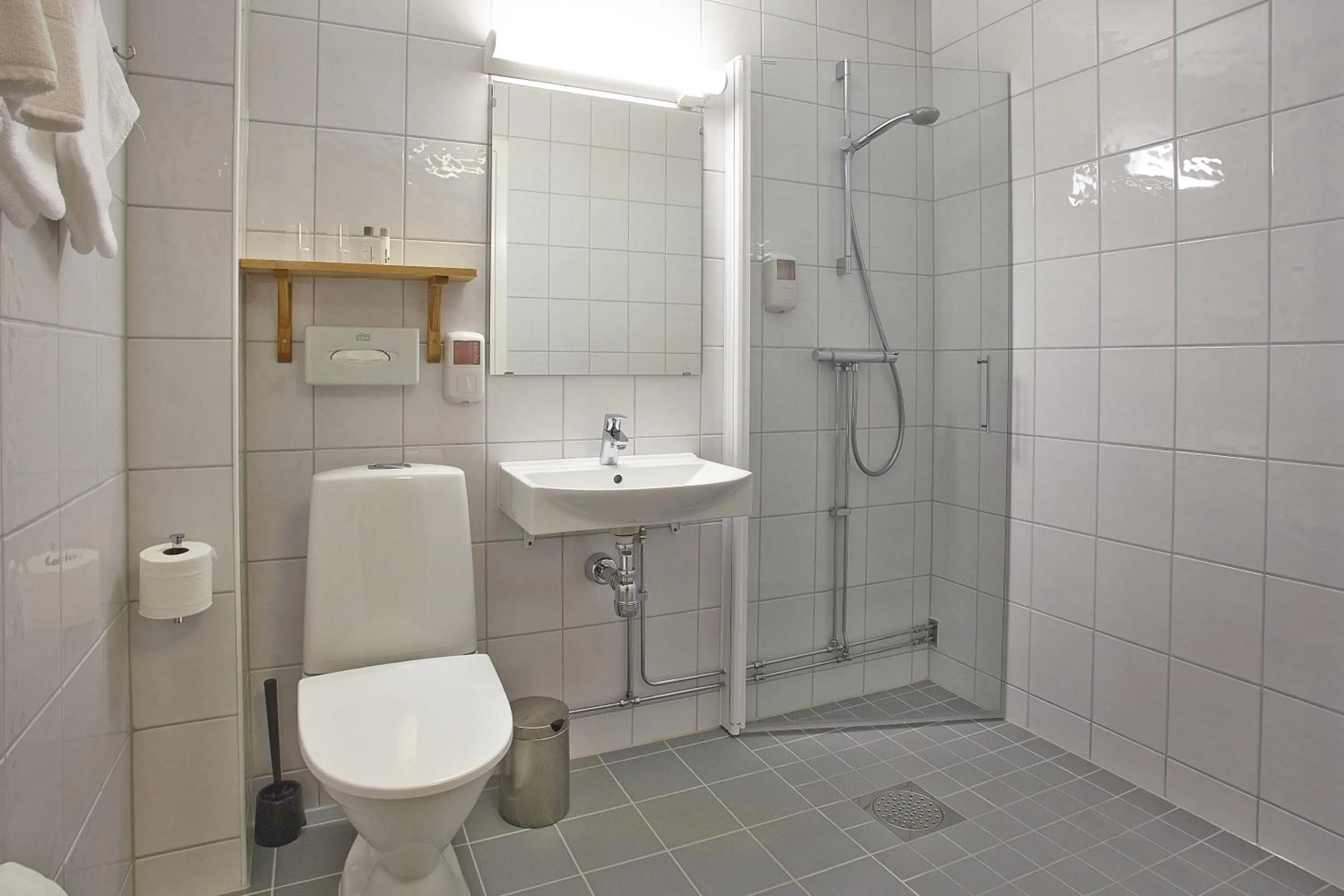 Toilet in Hotell Högland
