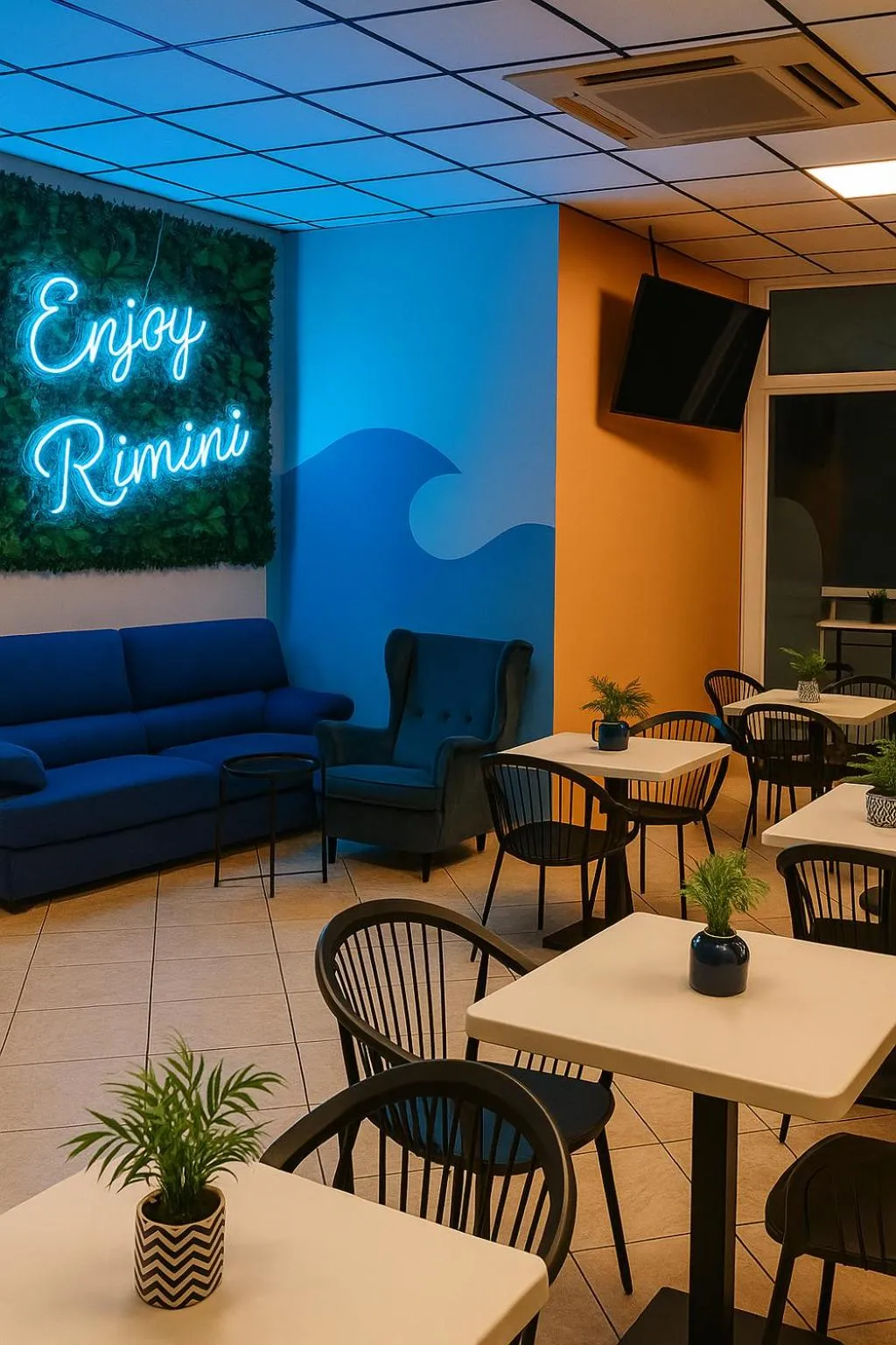 Lounge or bar in Hotel Aldebaran