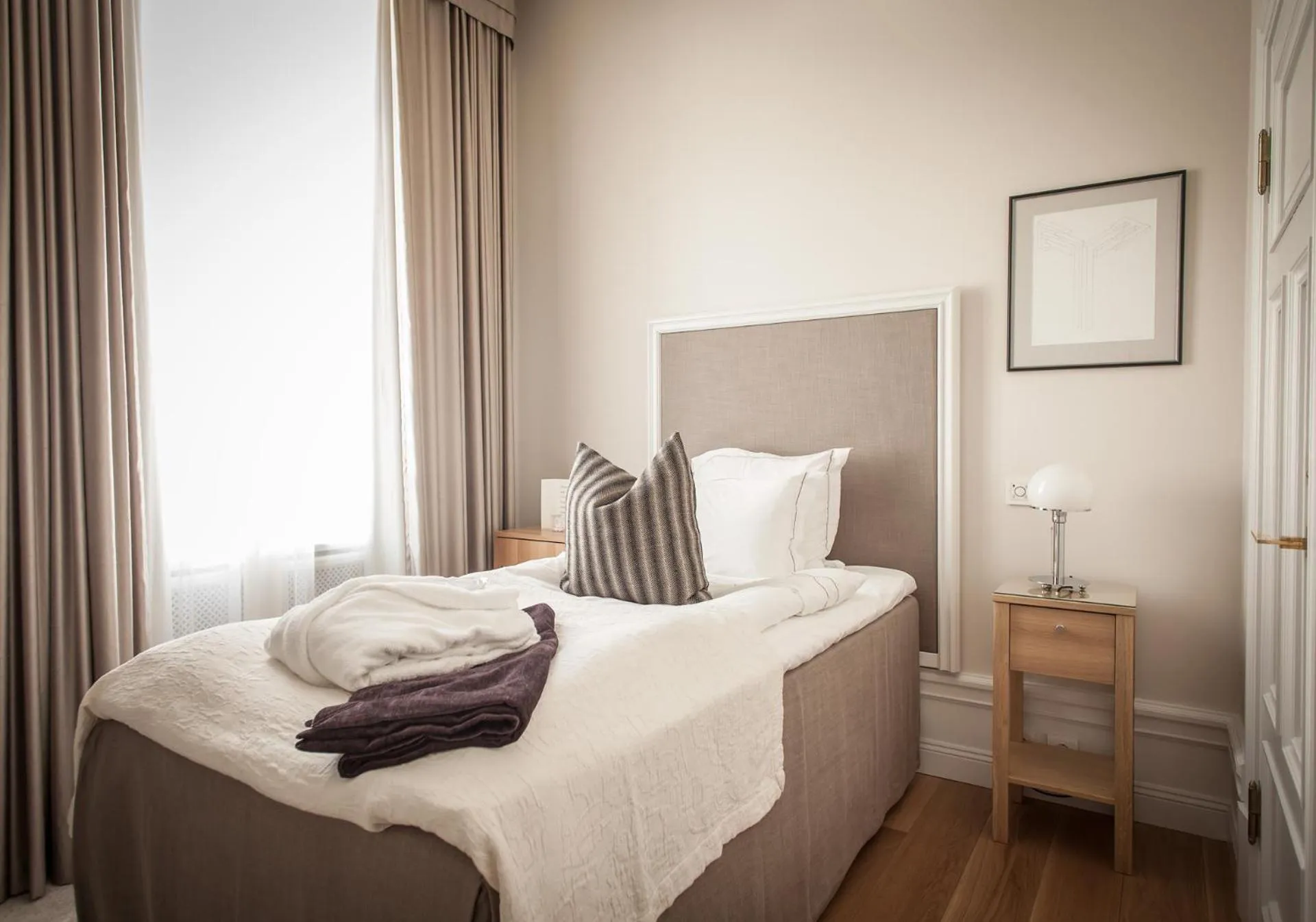 Bed in Hotel Villa Anna