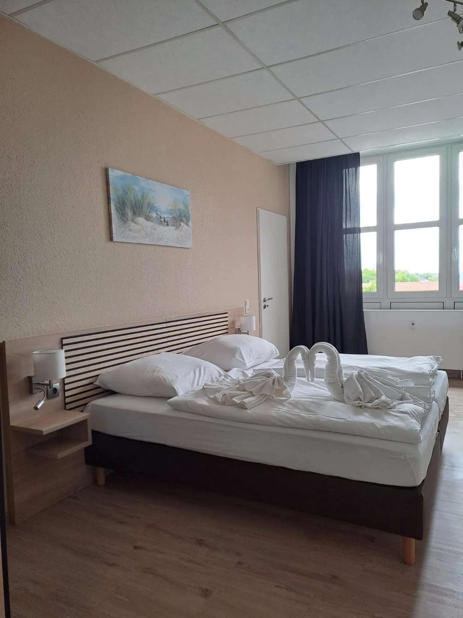 Bed in BusinessInn Aparthotel Bremerhaven