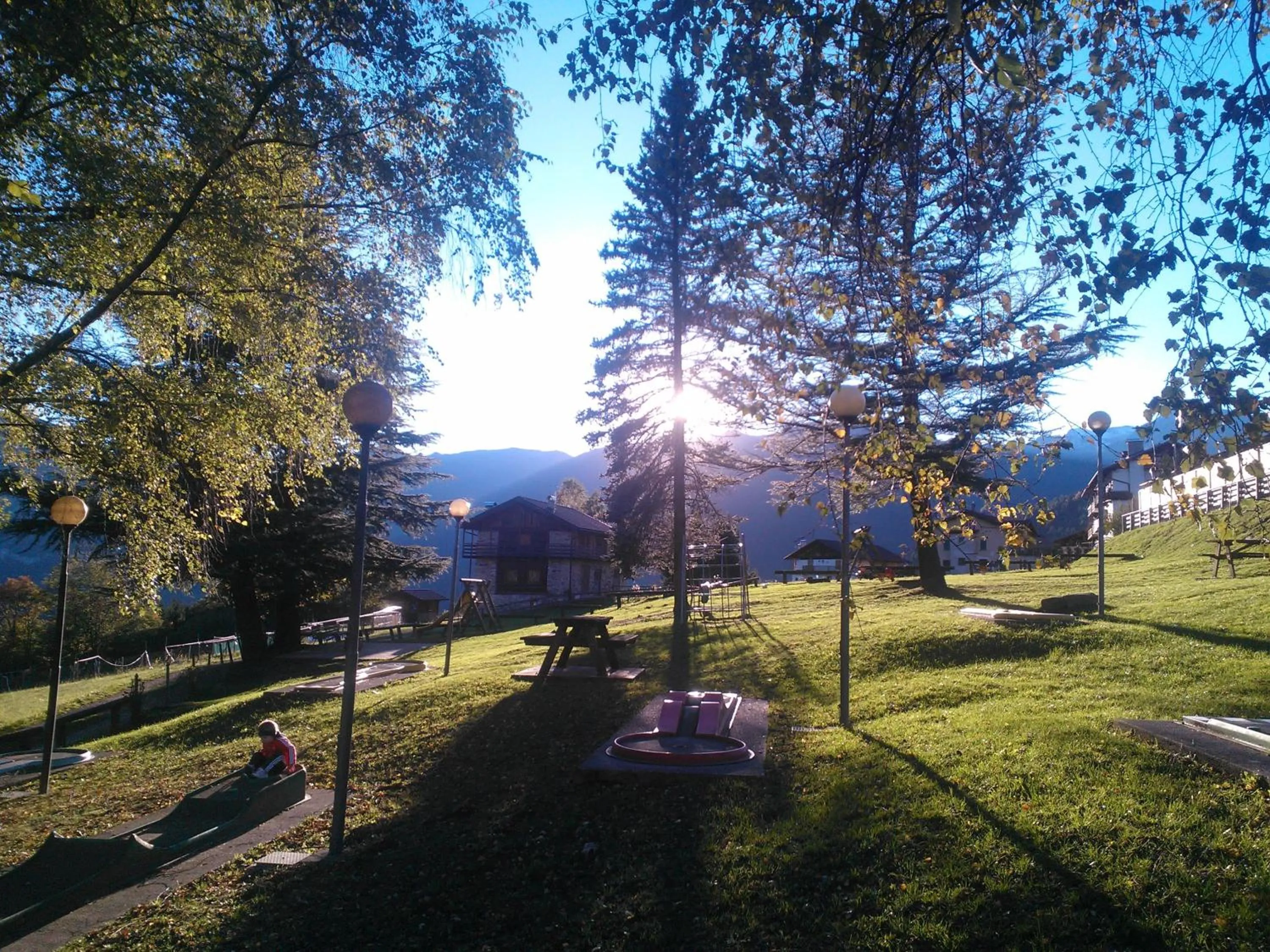 Children play ground in Hotel Serenella