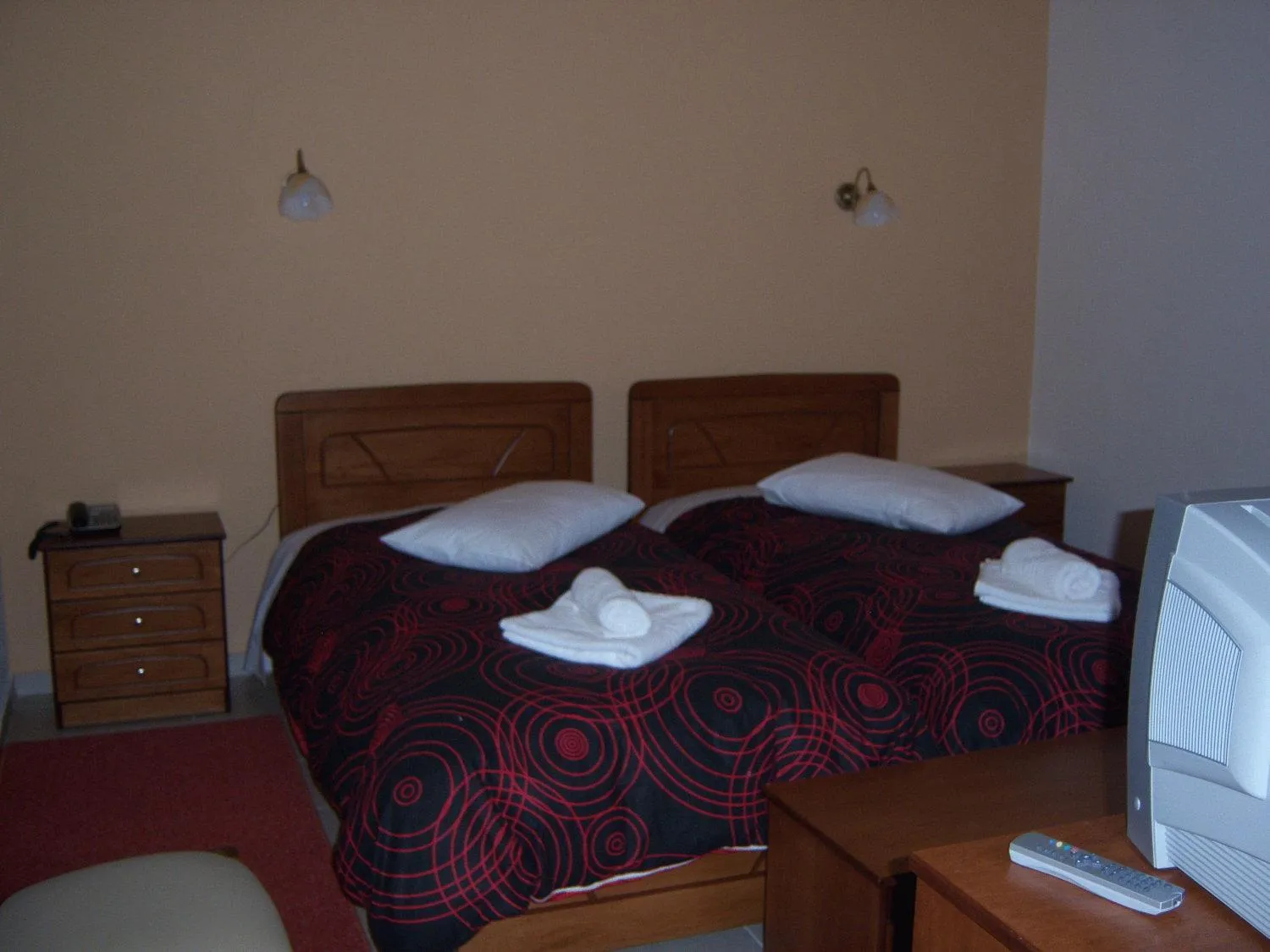 Bed in Hotel Ilianna