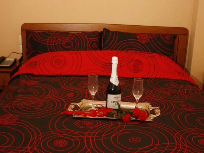 Bed in Hotel Ilianna