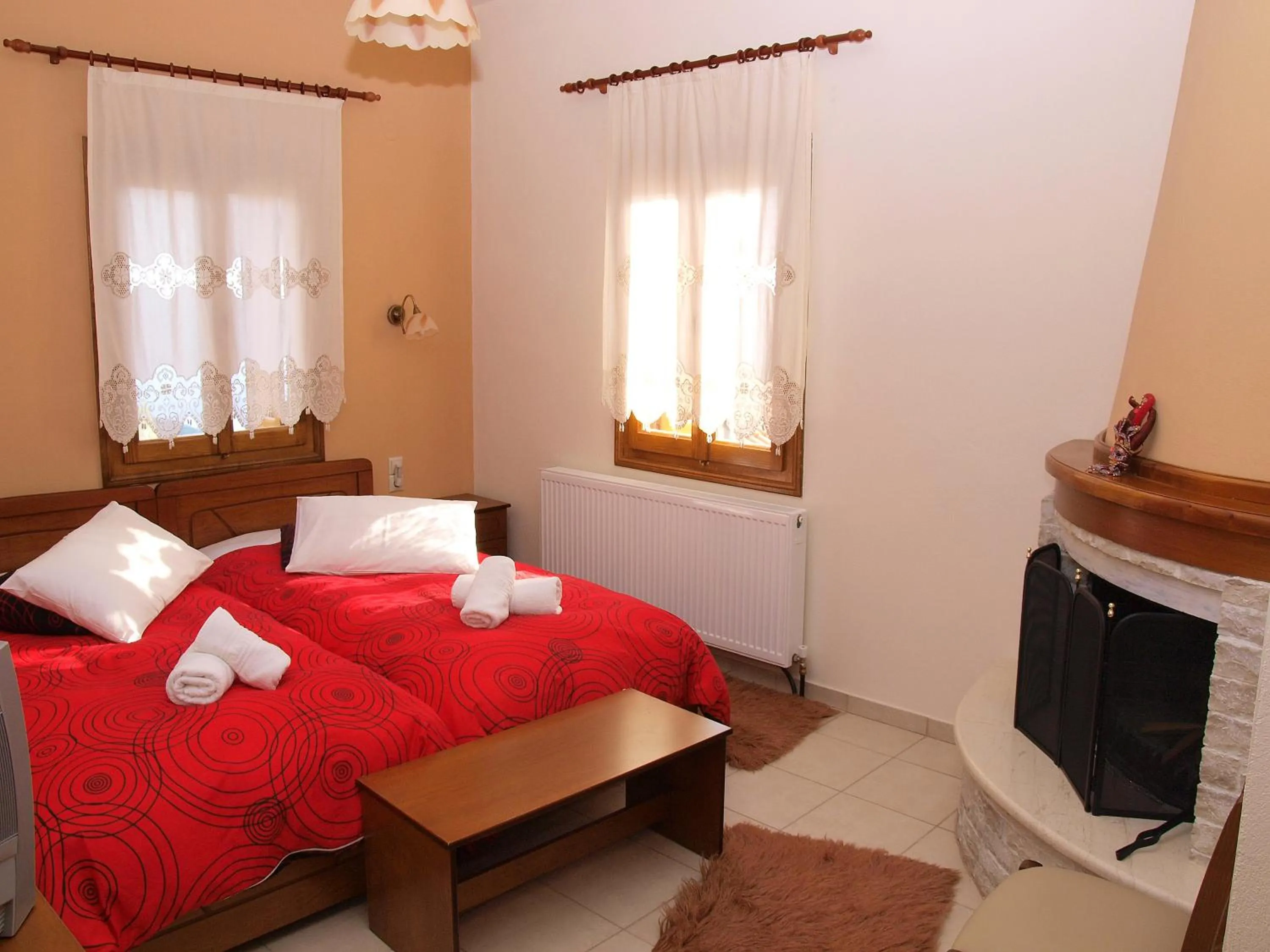 Bed in Hotel Ilianna