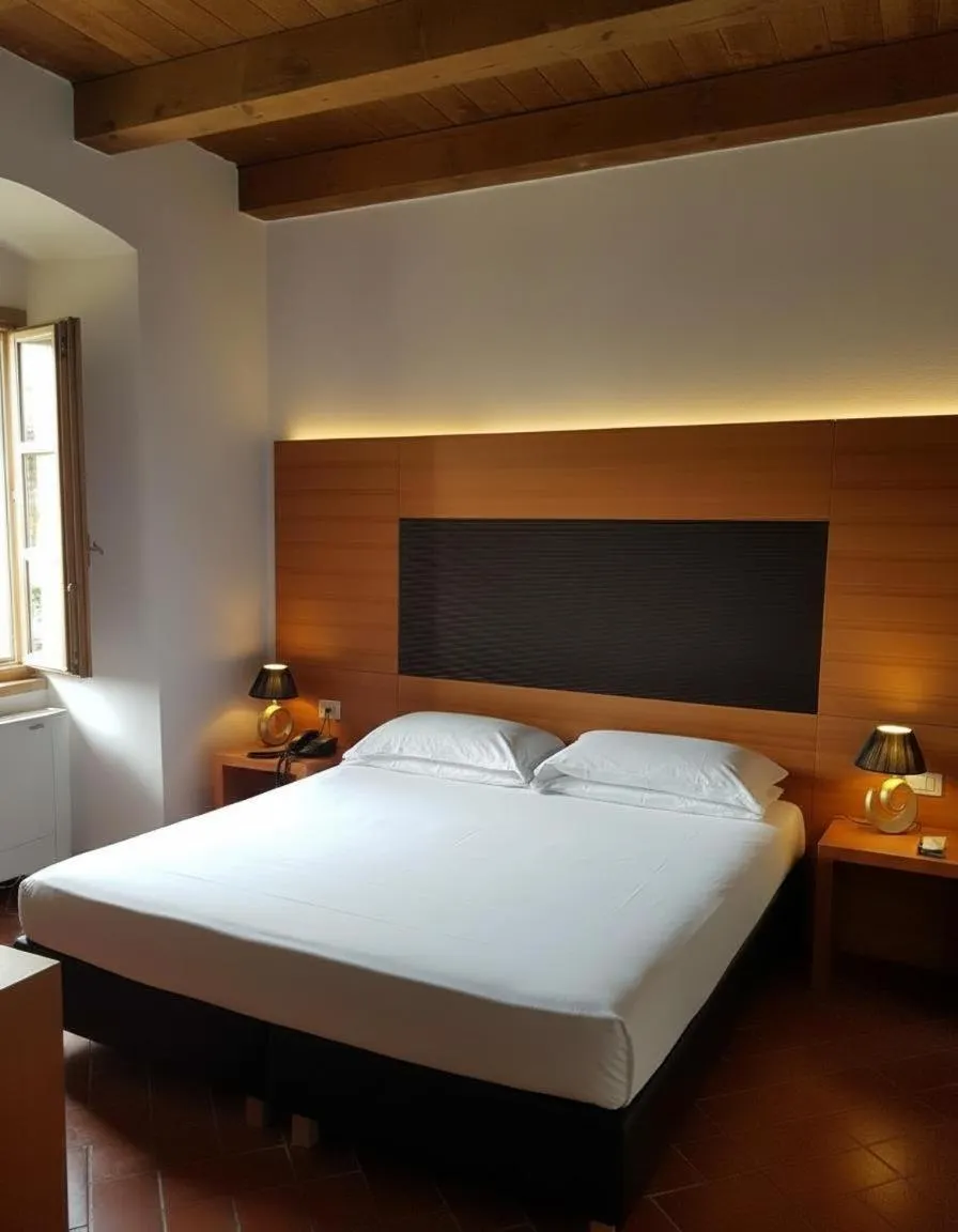 Bed in Relais Palazzo Lodron