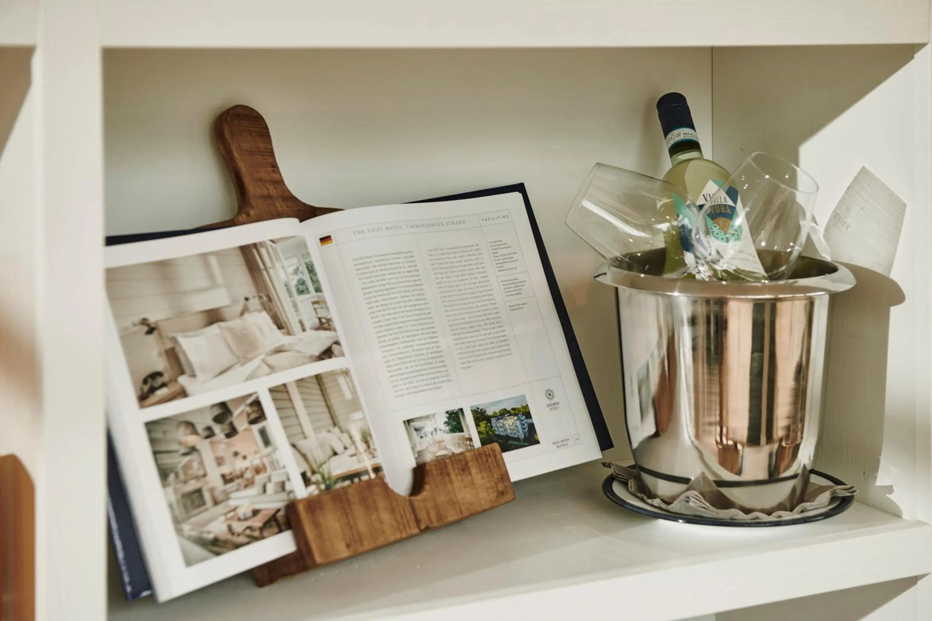 Food and drinks in The Cozy Hotel & Lofts Timmendorfer Strand