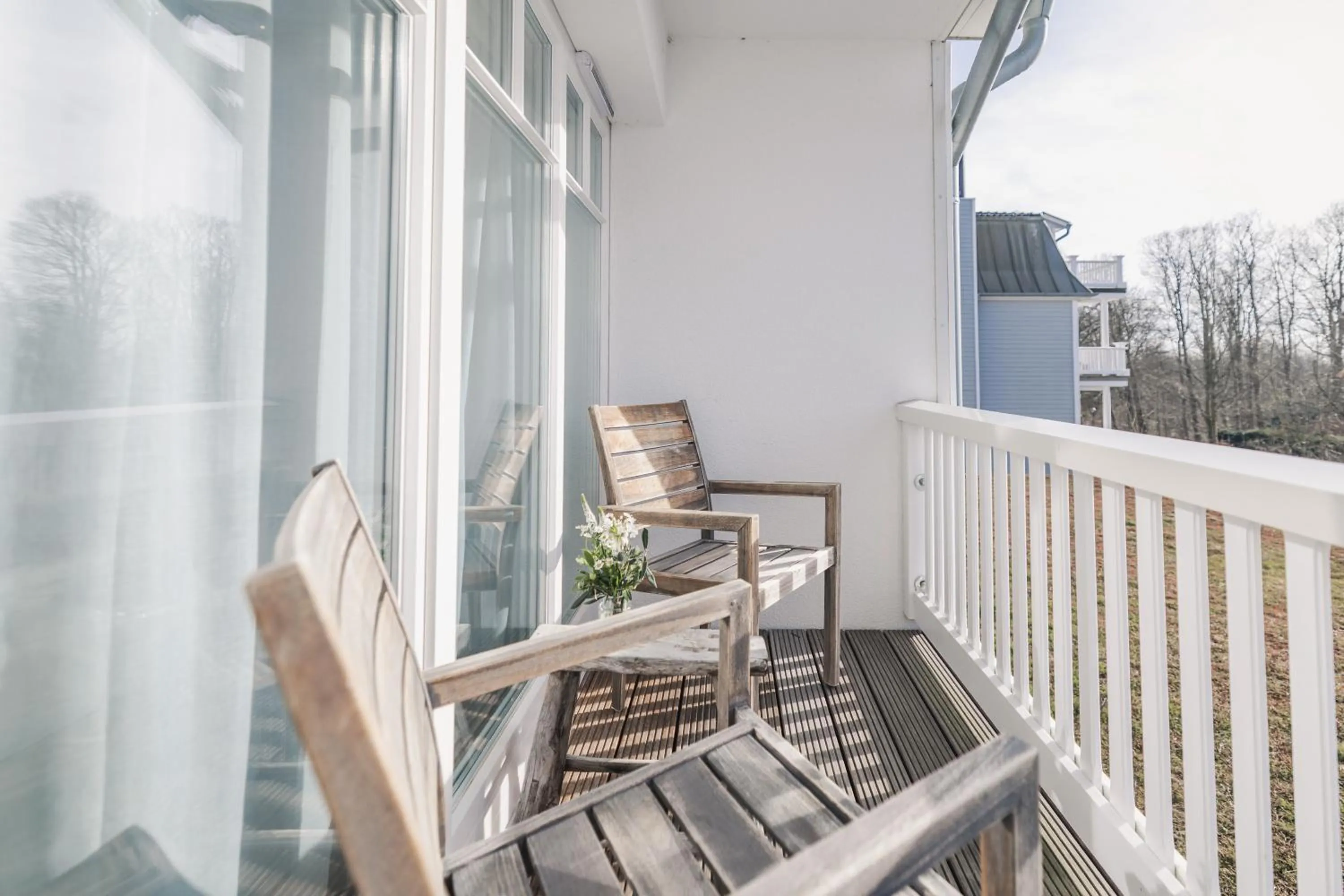 Balcony/Terrace in The Cozy Hotel & Lofts Timmendorfer Strand