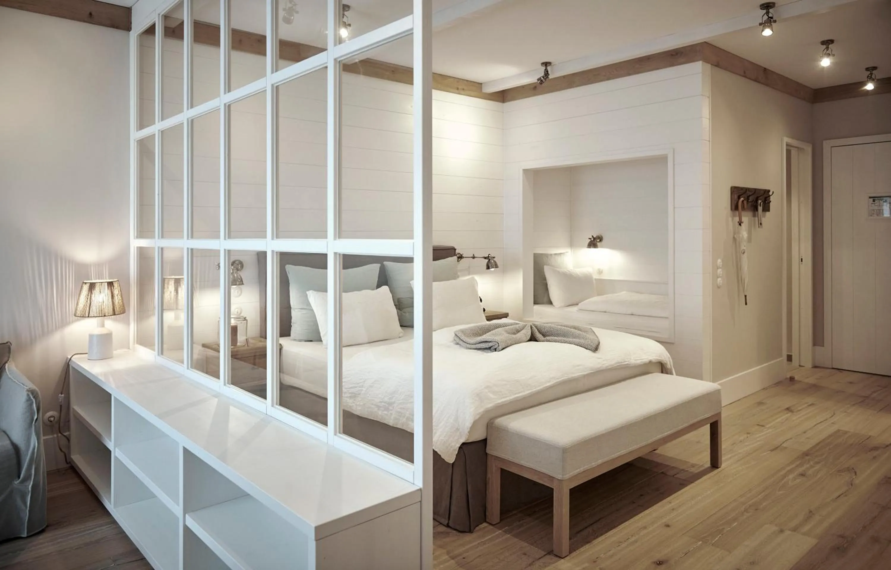 Bed in The Cozy Hotel & Lofts Timmendorfer Strand