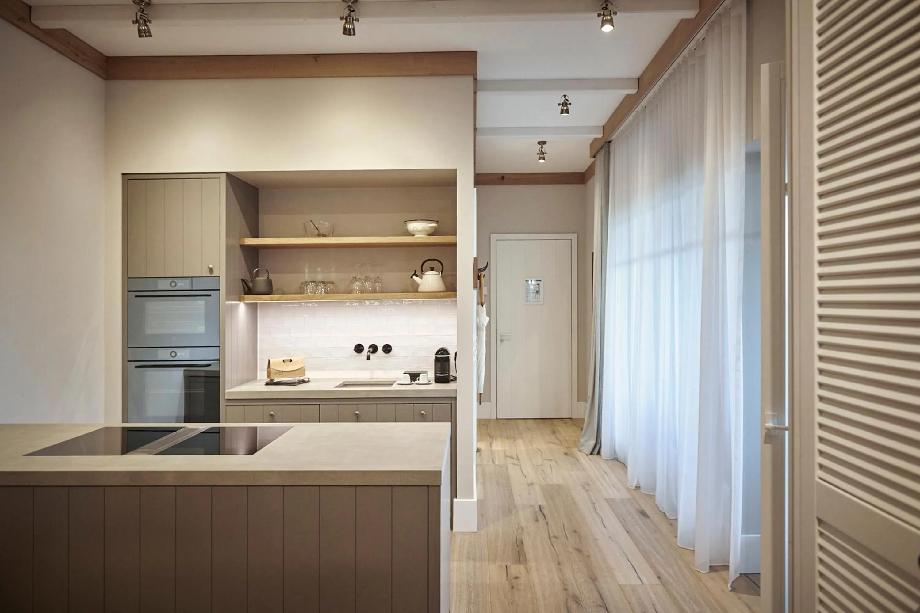 Kitchen or kitchenette in The Cozy Hotel & Lofts Timmendorfer Strand