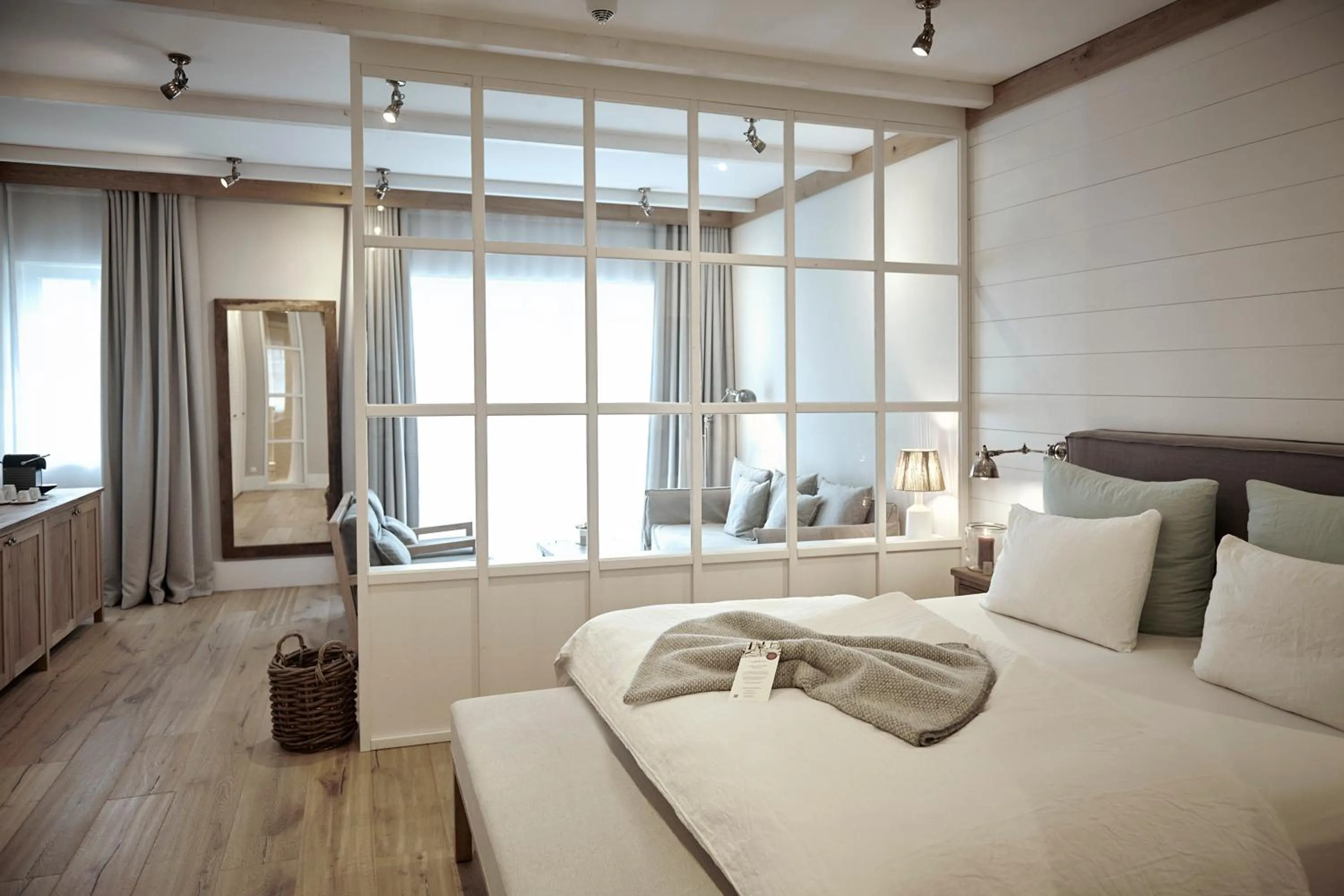 Bed in The Cozy Hotel & Lofts Timmendorfer Strand