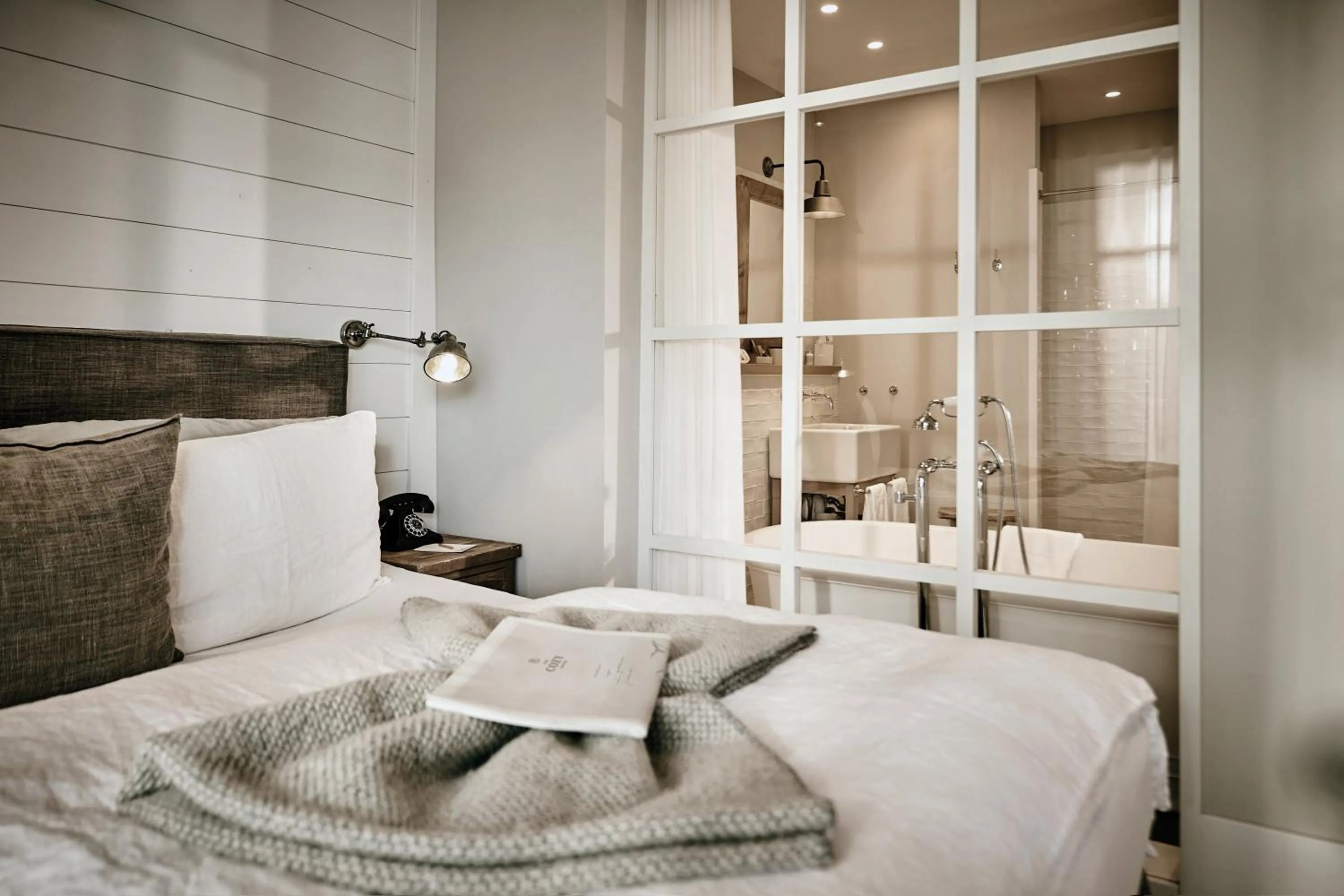 Bed in The Cozy Hotel & Lofts Timmendorfer Strand