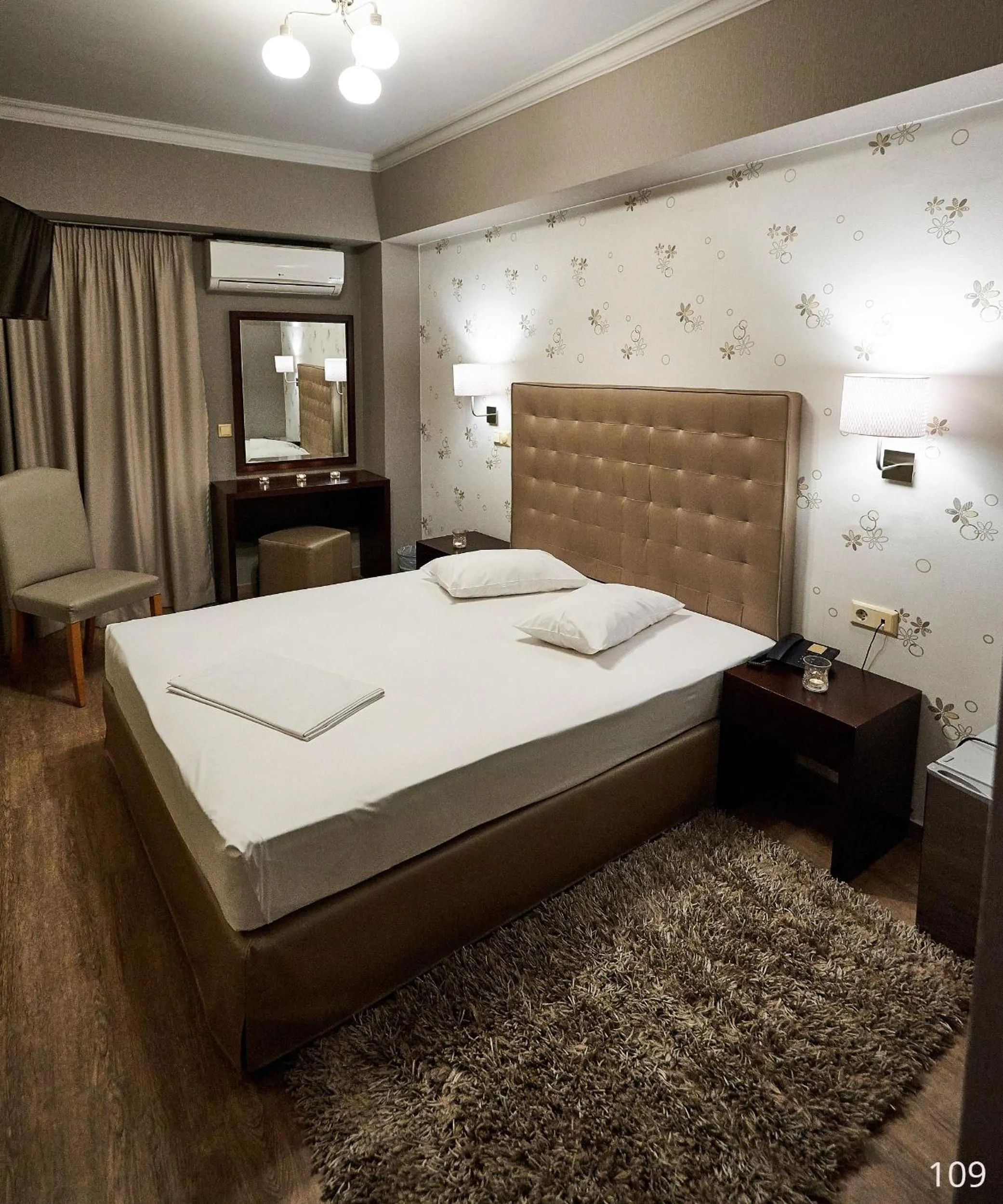 Bed in Atlantic Hotel