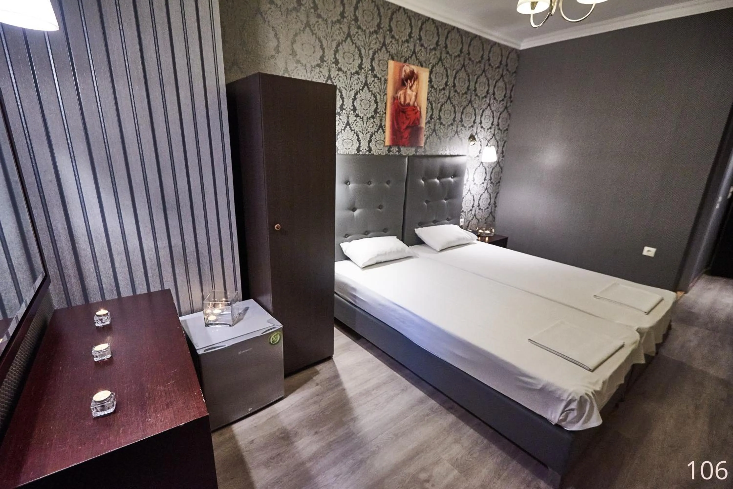 Bed in Atlantic Hotel