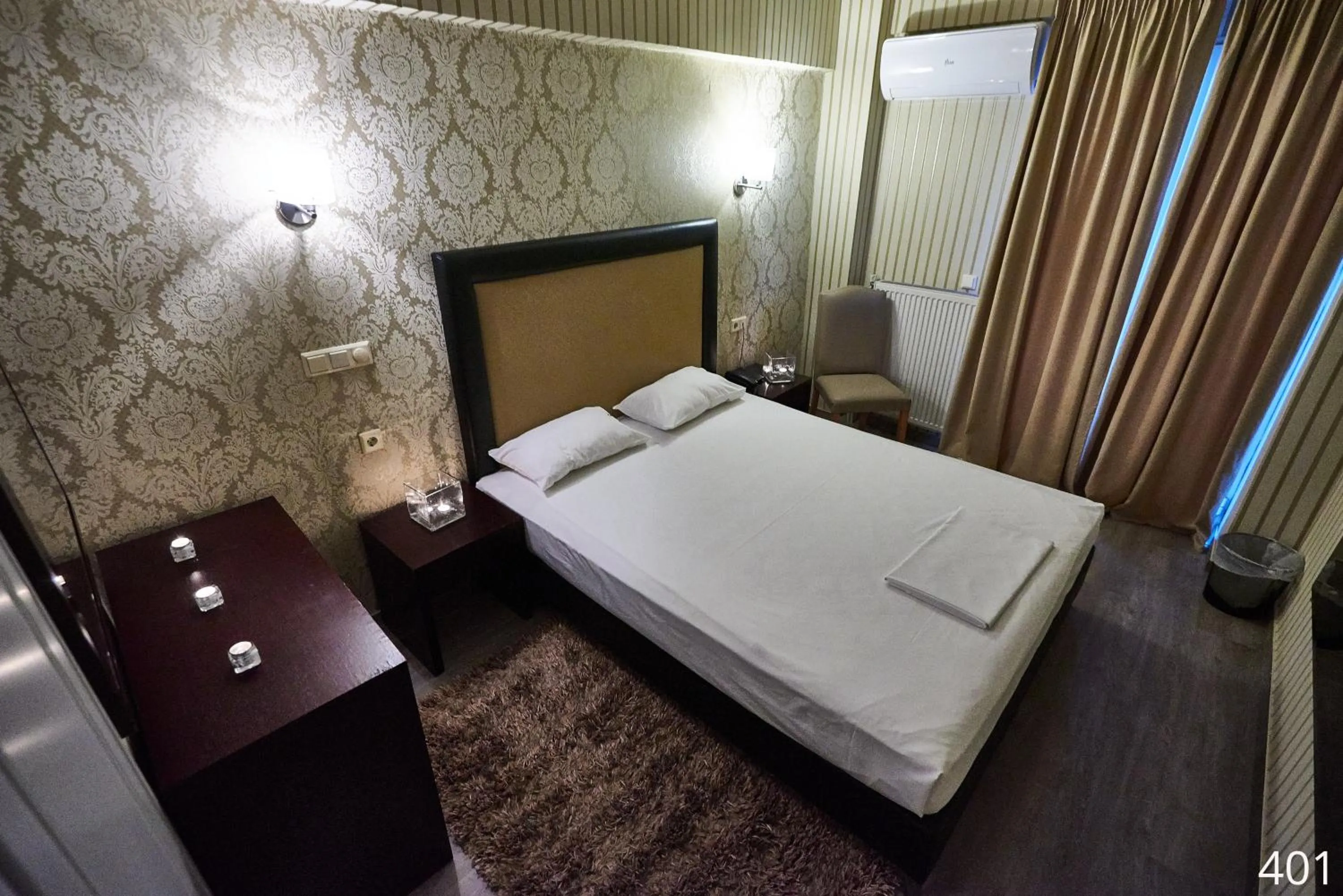 Bed in Atlantic Hotel