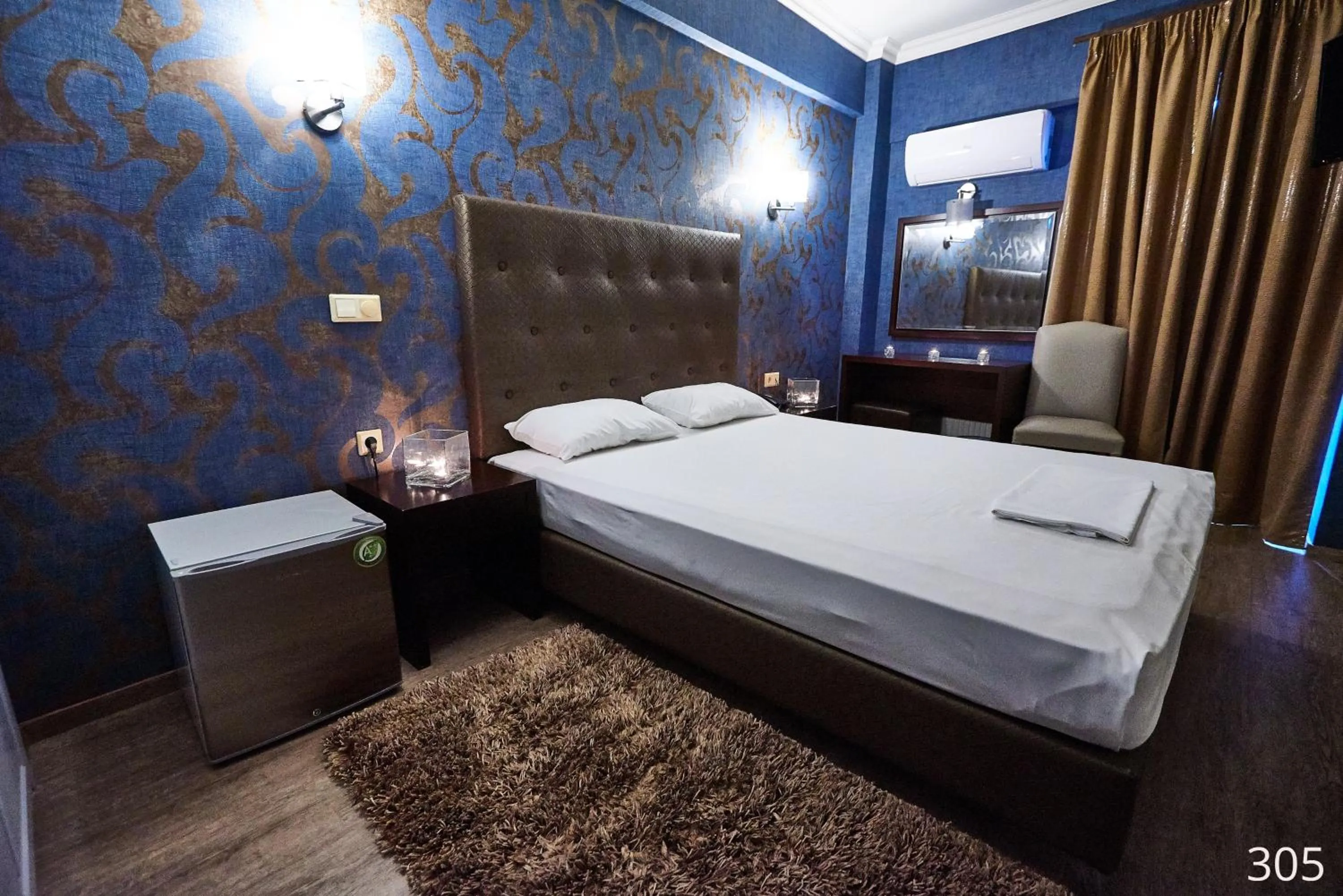 Bed in Atlantic Hotel