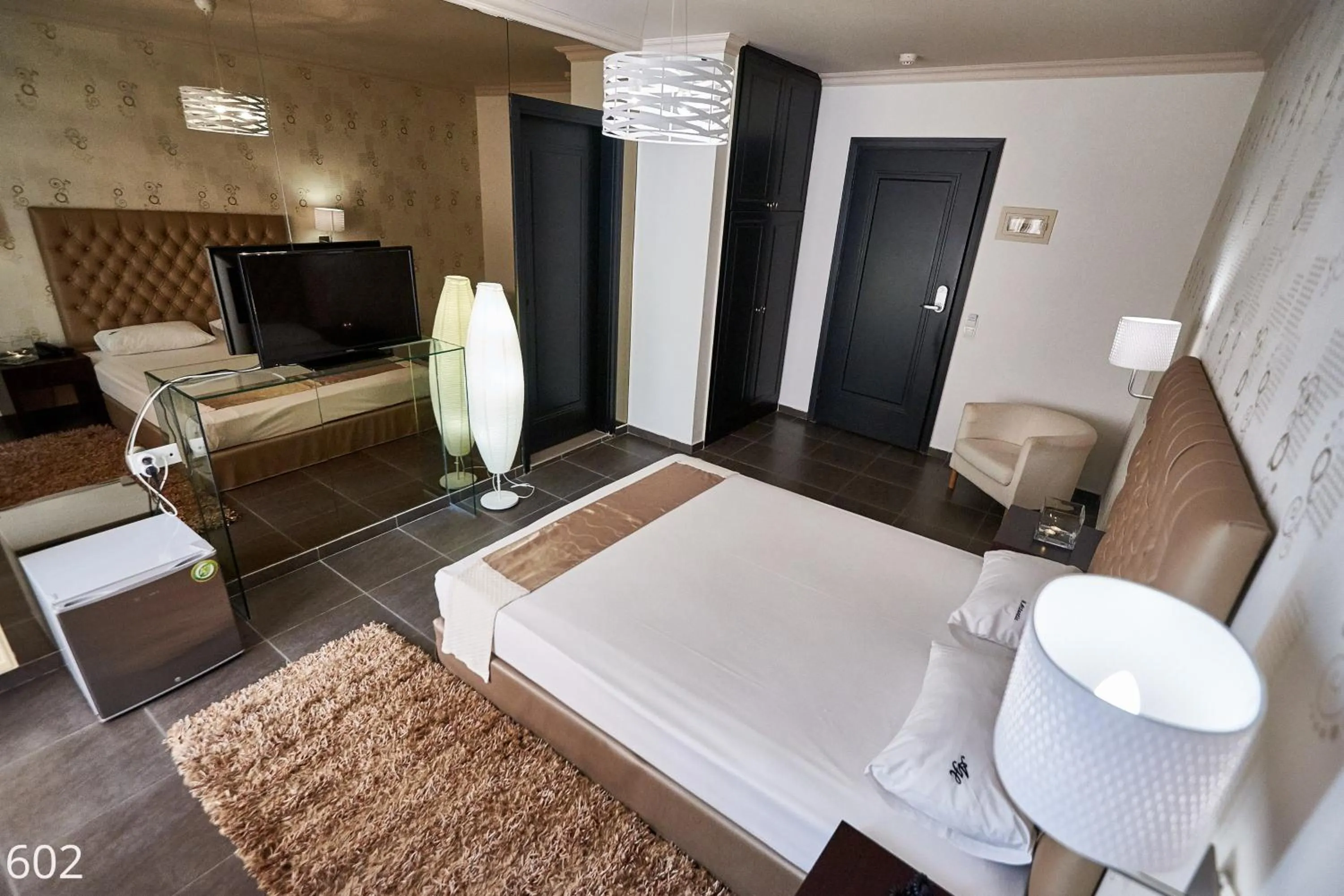 Bed in Atlantic Hotel