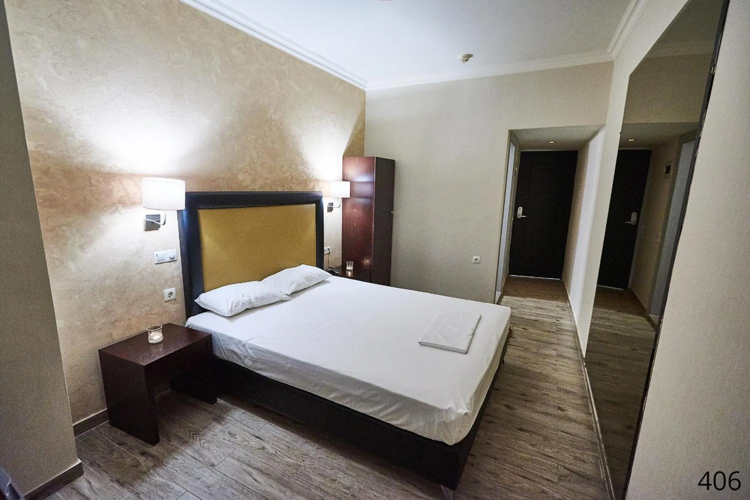 Bed in Atlantic Hotel