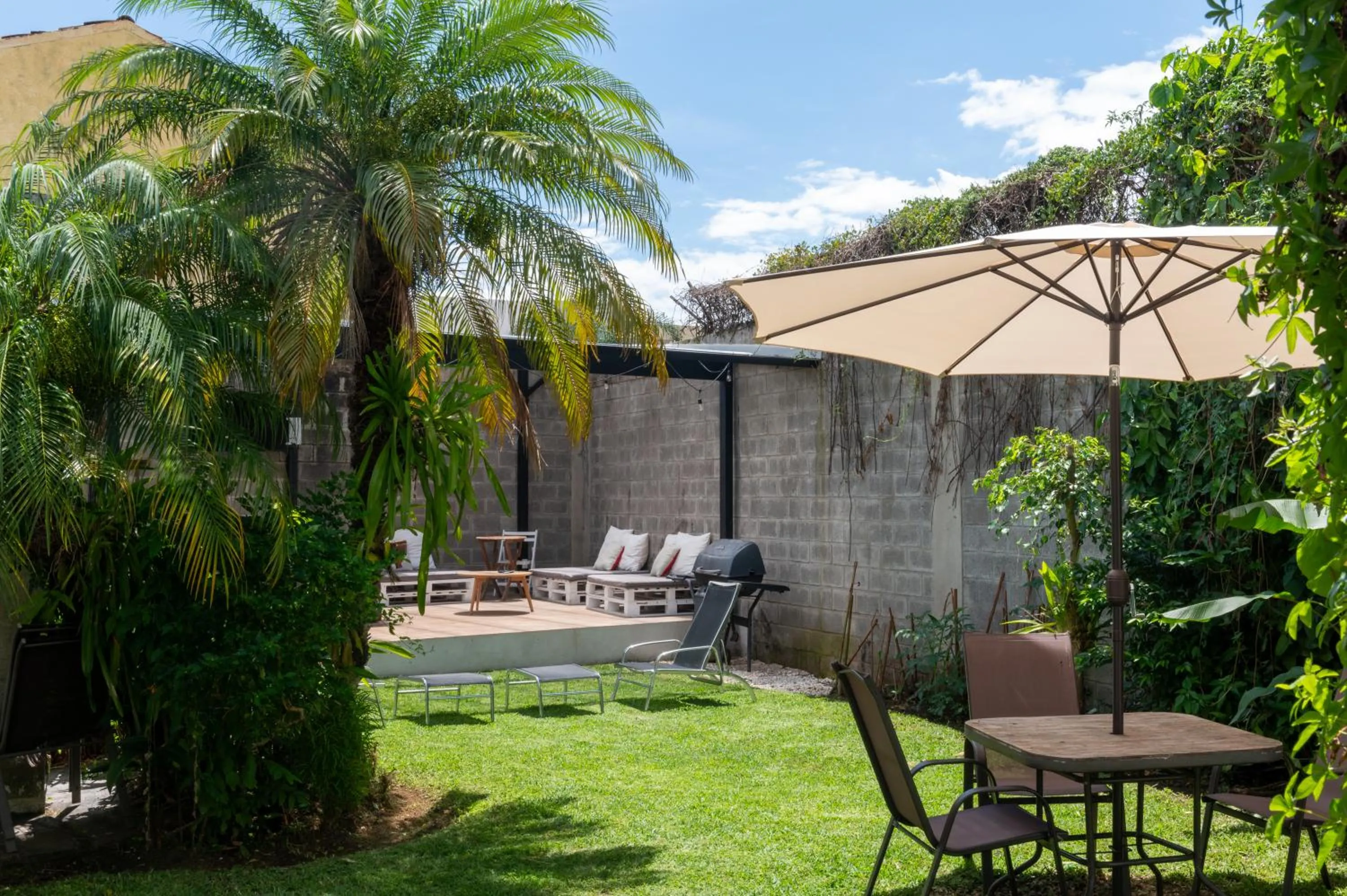 Patio in Capital Hostel de Ciudad