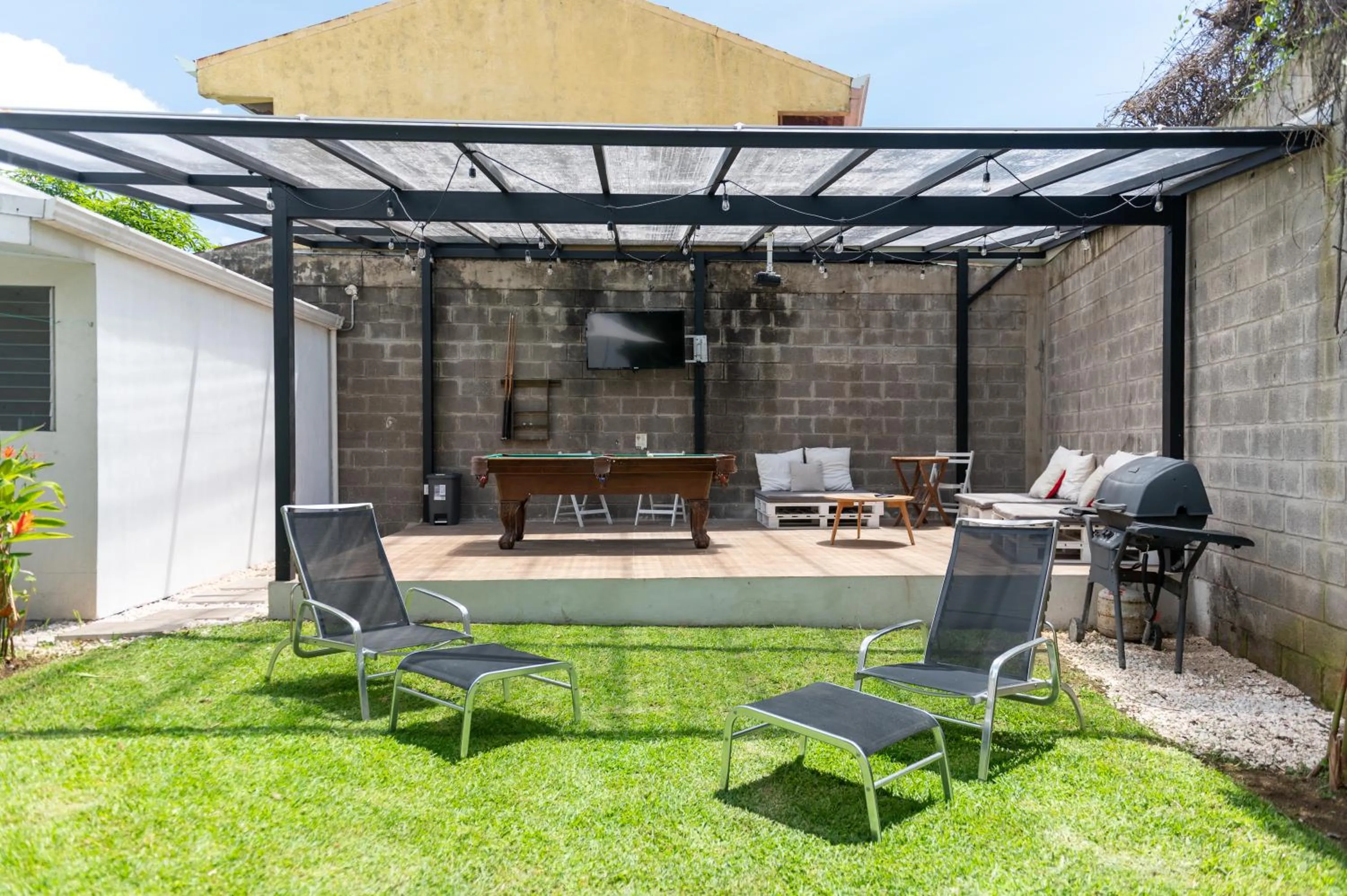 Patio in Capital Hostel de Ciudad