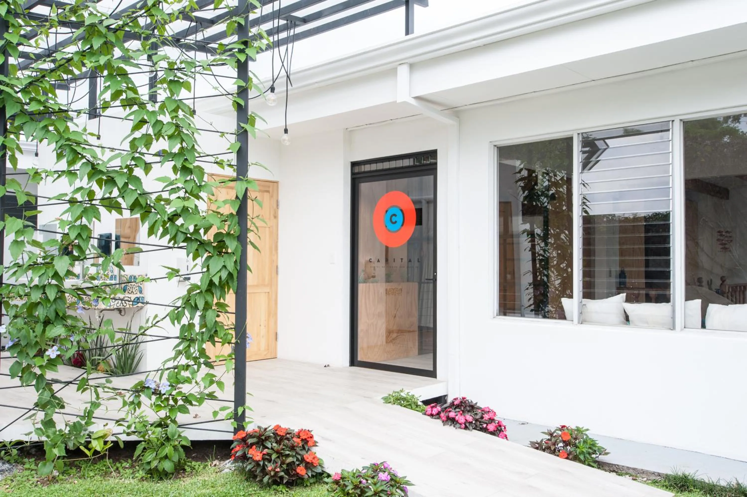 Garden in Capital Hostel de Ciudad