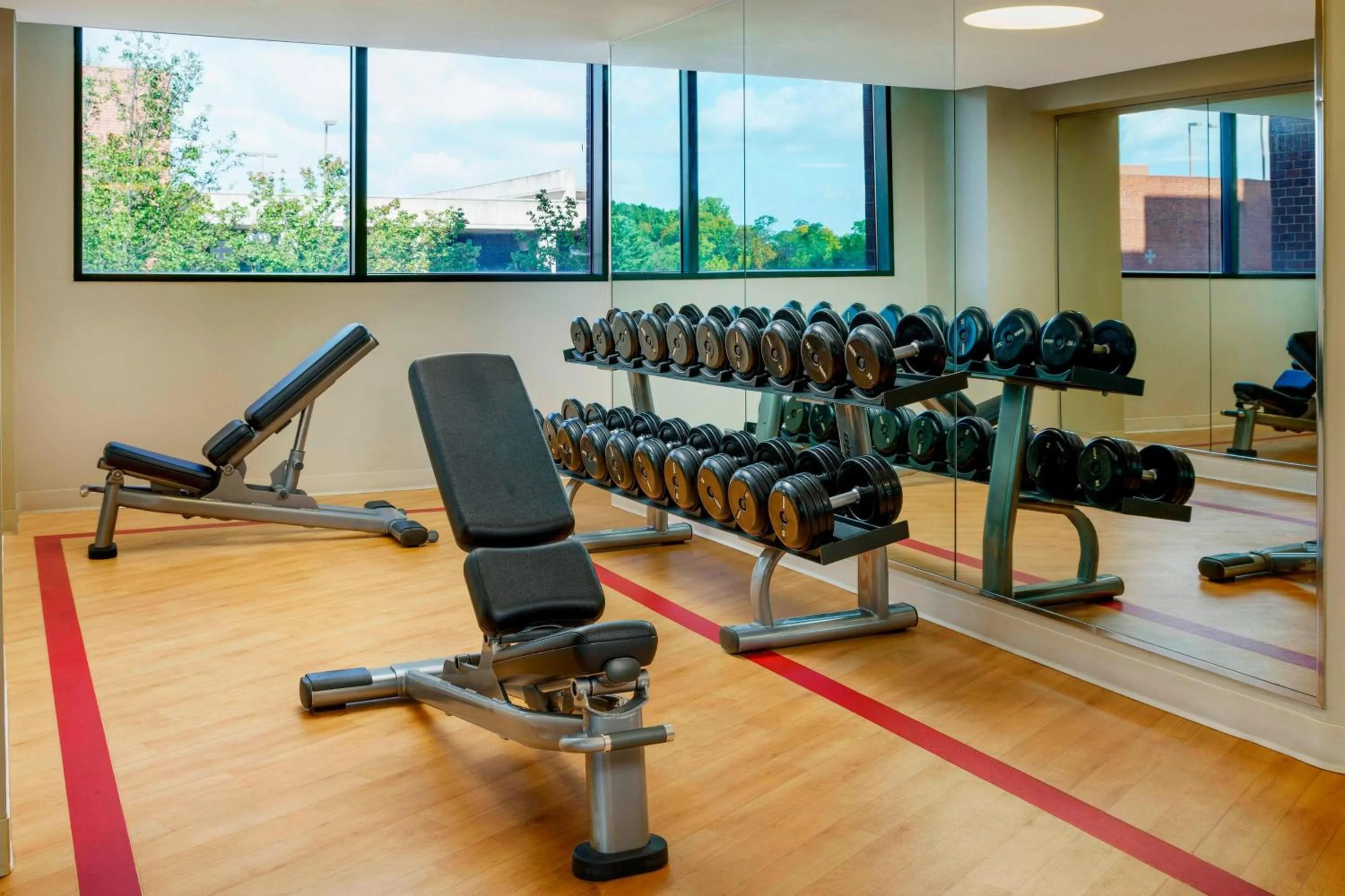 Fitness centre/facilities in Sheraton Baltimore North