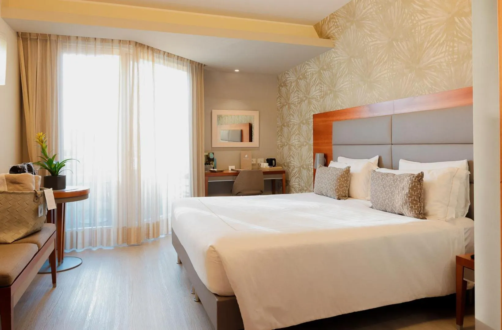 View (from property/room), Bed in Hotel Corte Valier