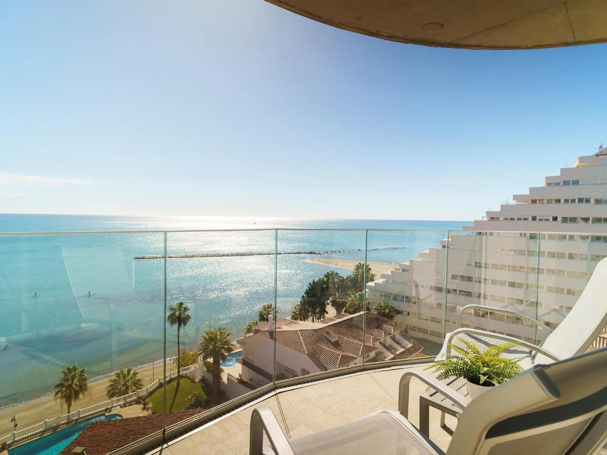Balcony/Terrace in Spirit Hotel Benalmadena Beach