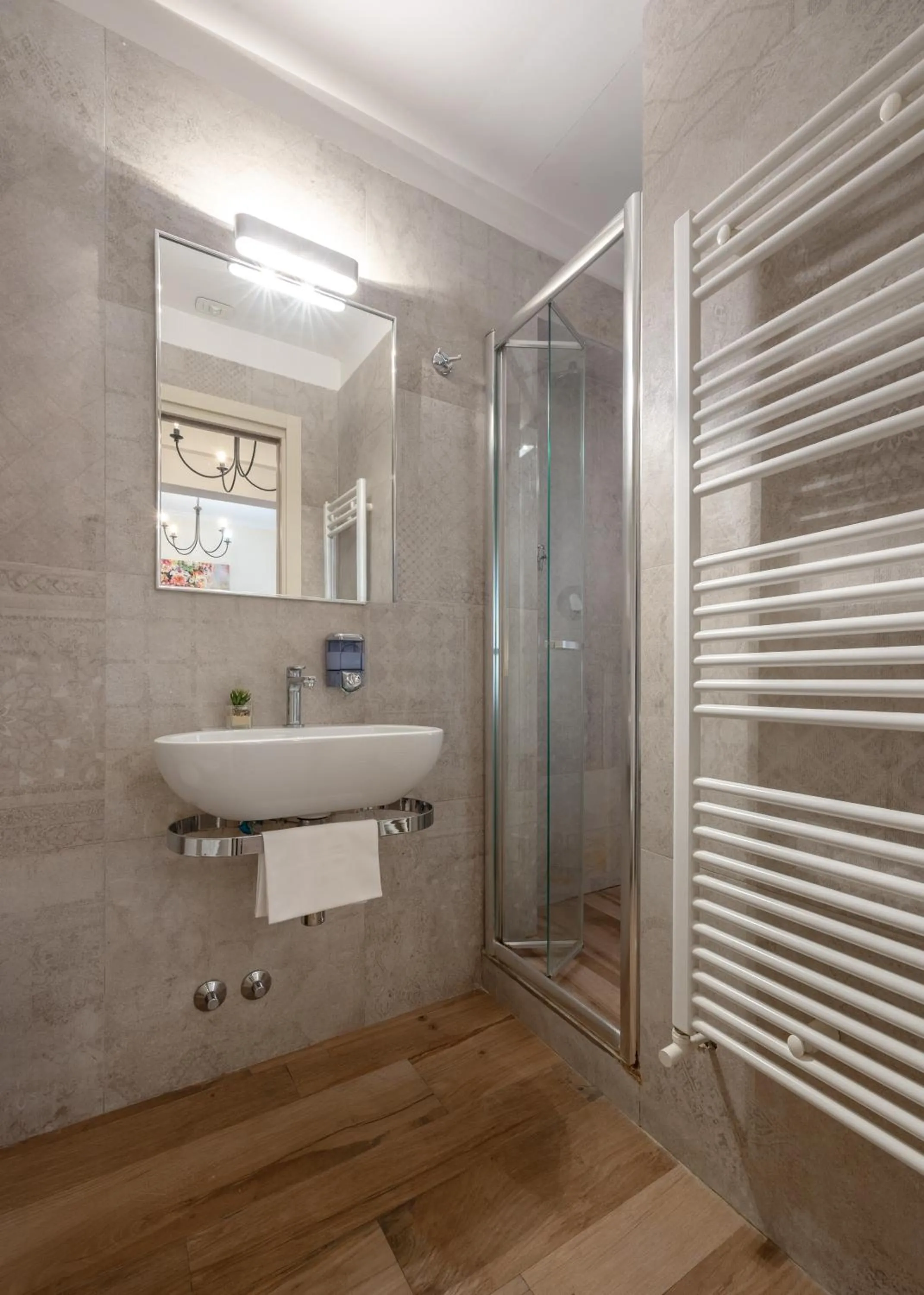 Shower in Hotel Flavia