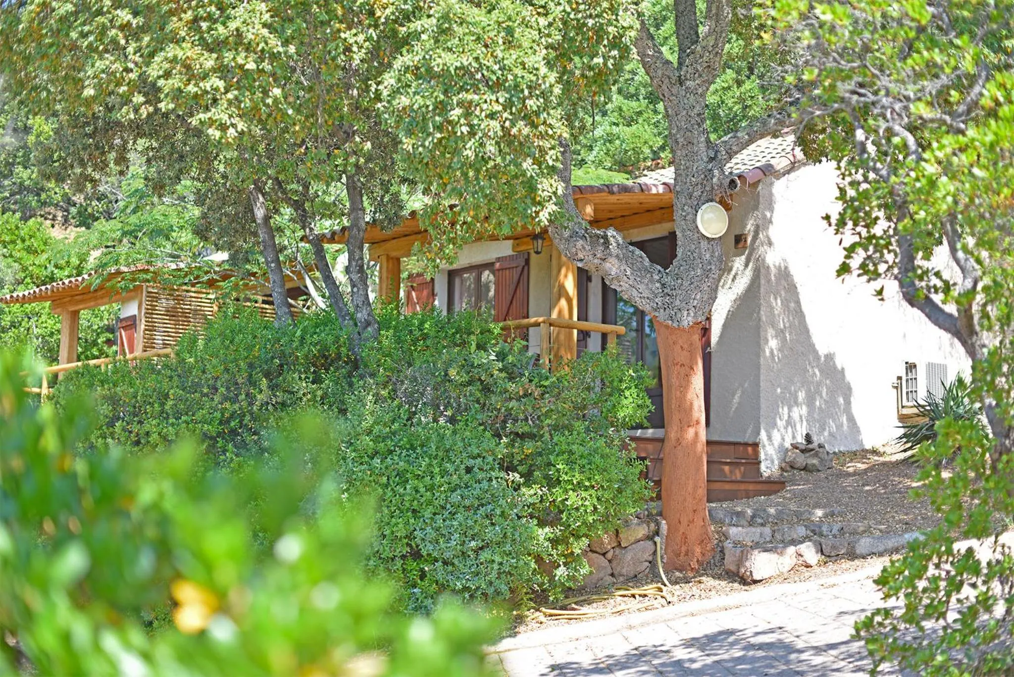 Garden in Bungalows Du Maquis