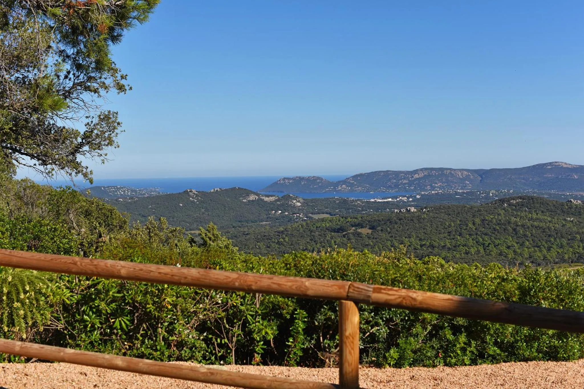 City view in Bungalows Du Maquis